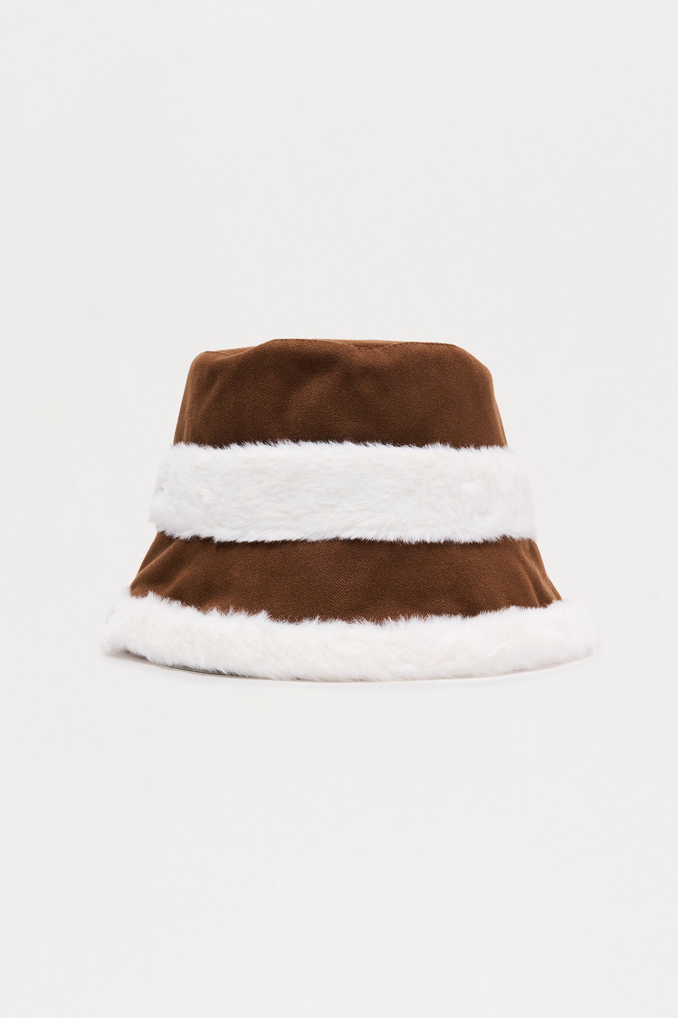 Cold Never Bothered Me Bucket Hat - Brown/combo