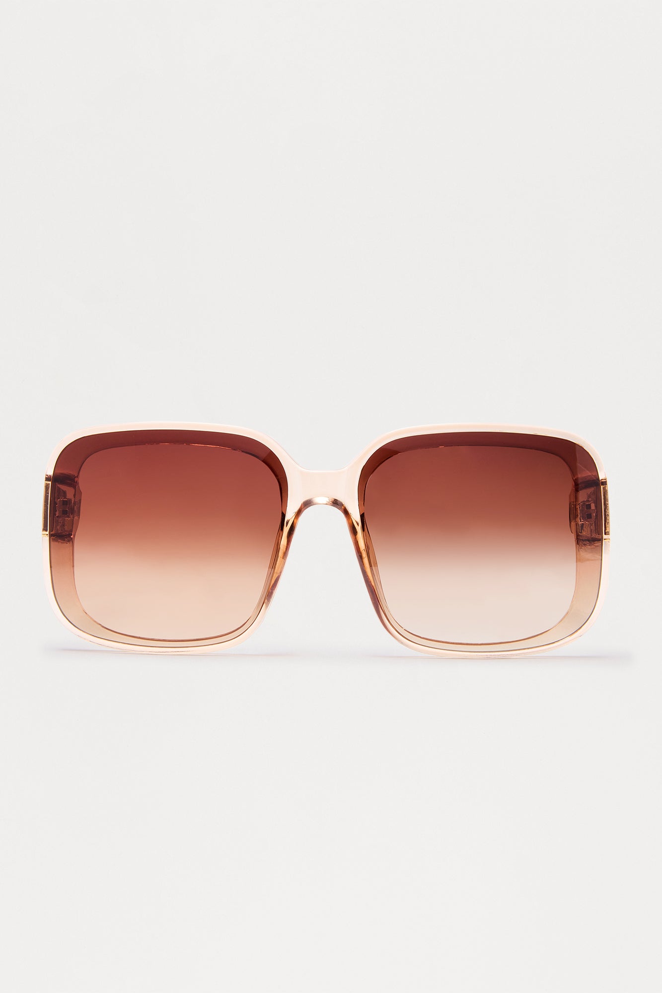 Sunny Side Square Sunglasses - Nude