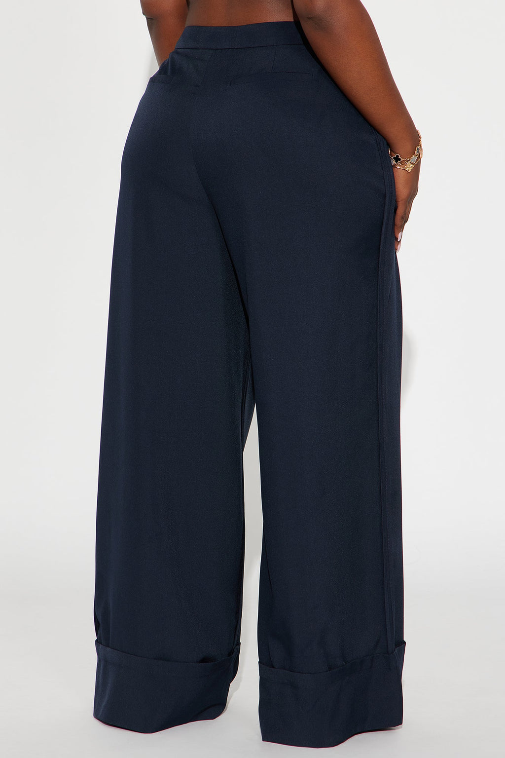 Executive Decisions Cuffed Trouser Pant 32″ - Navy/combo 