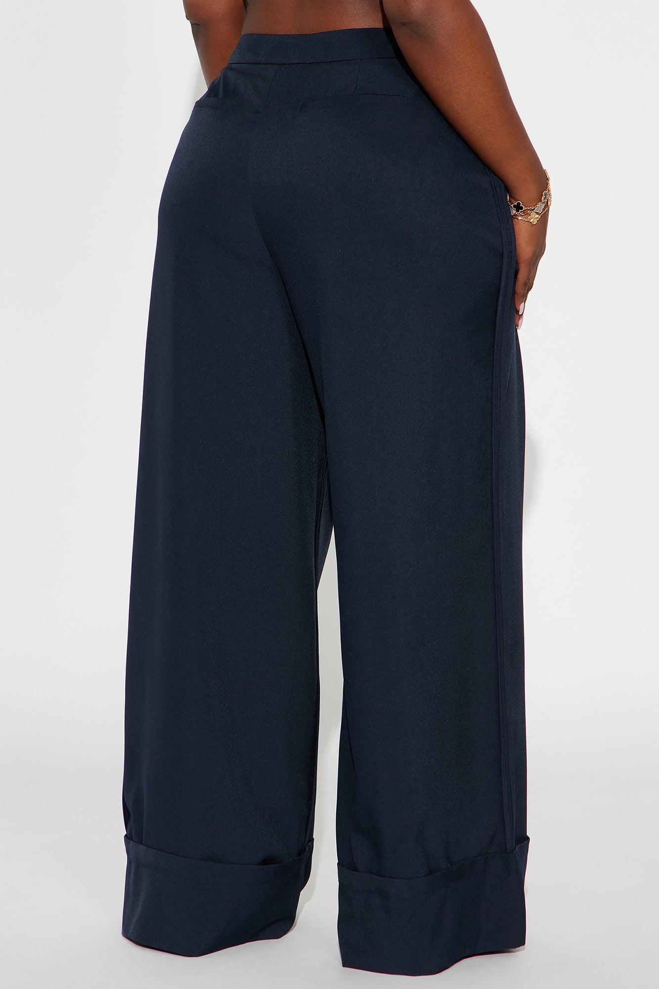 Executive Decisions Cuffed Trouser Pant 32″ - Navy/combo 