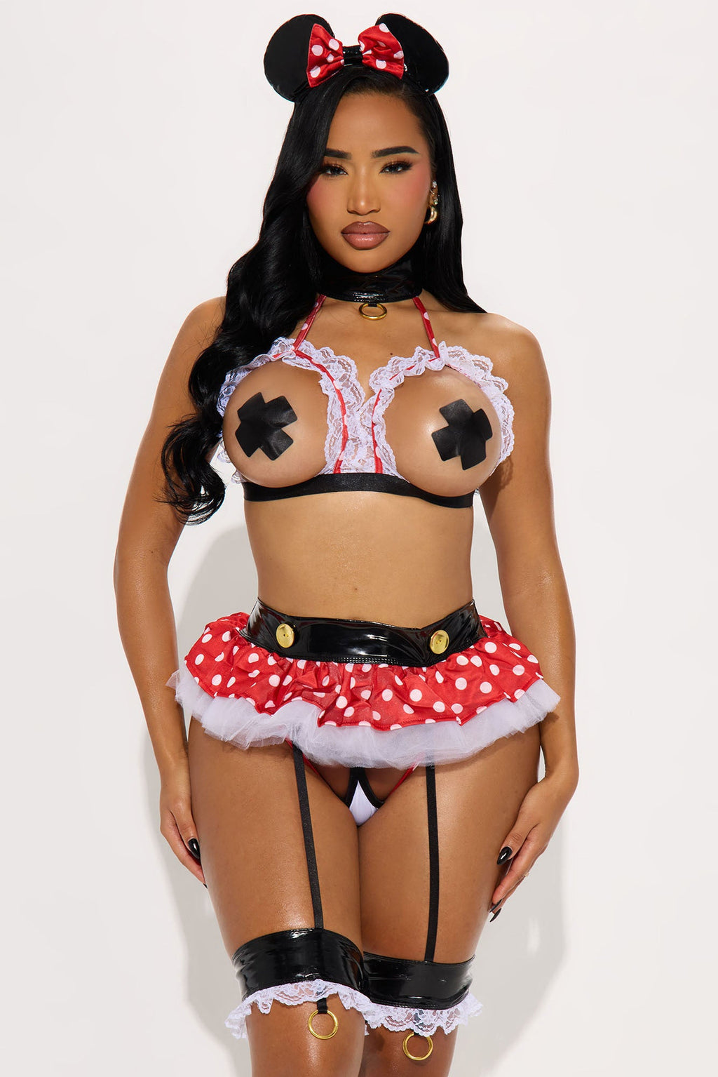 Wink And Whisper 5 Piece Bedroom Costume - Red