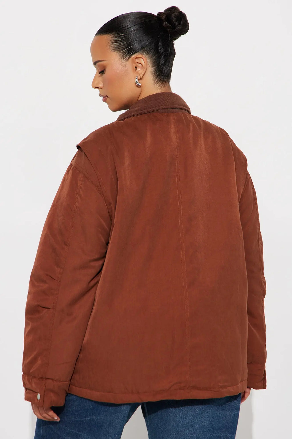 Mariah Bomber Jacket - Chestnut 