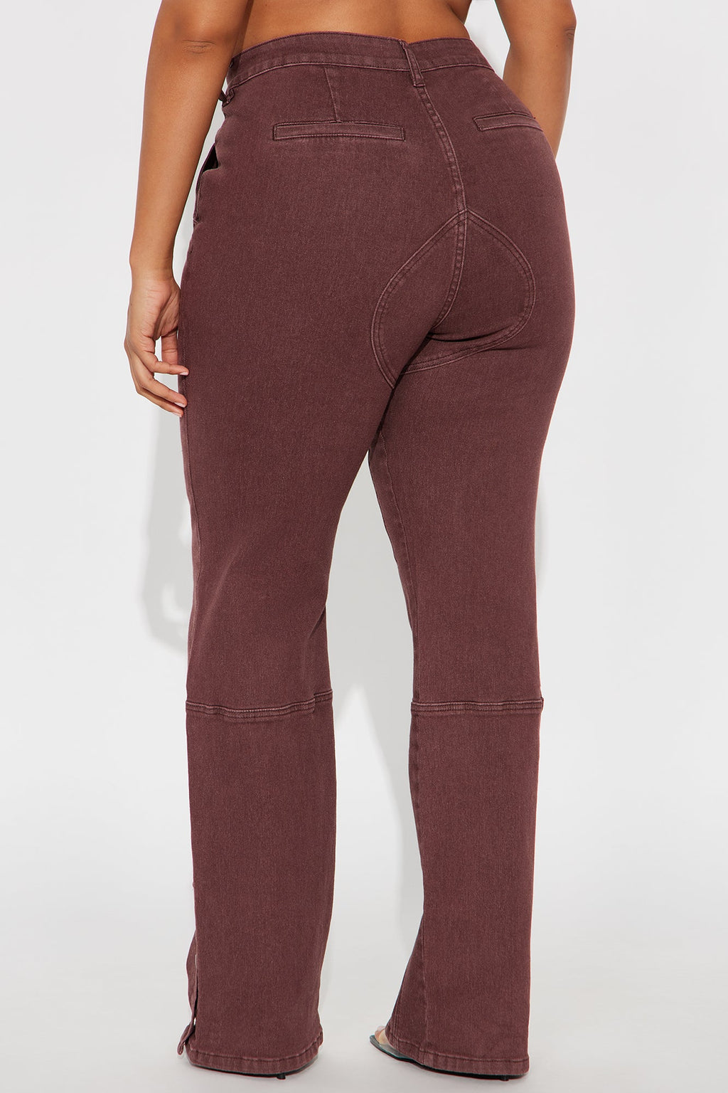 Chasin' You Mineral Wash Pant - Burgundy 