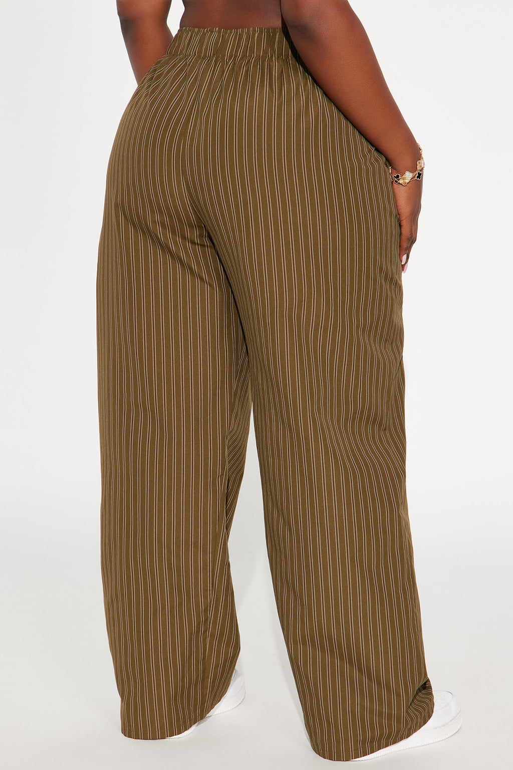 Aurora Striped Boxer Pant - Olive