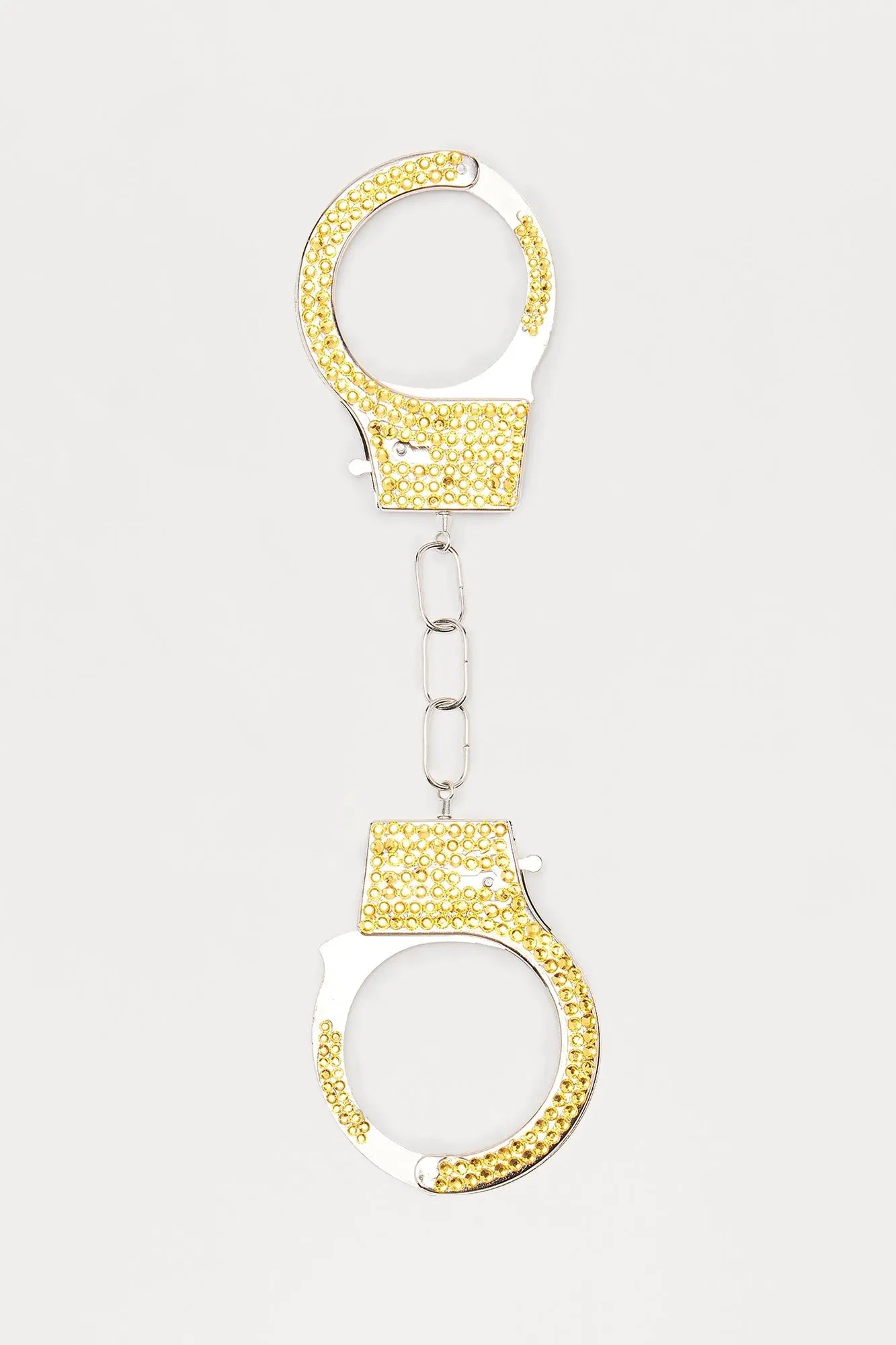 Lolita Rhinestone Handcuffs - Gold 