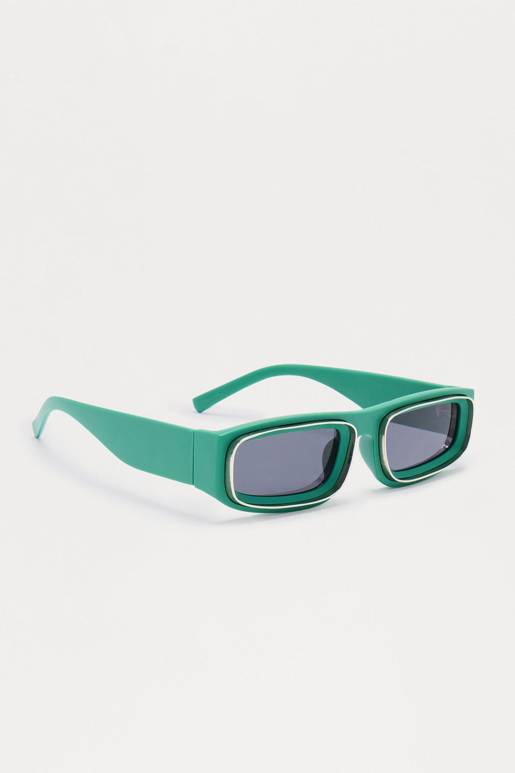 Zoom Edit Square Sunglasses - Green