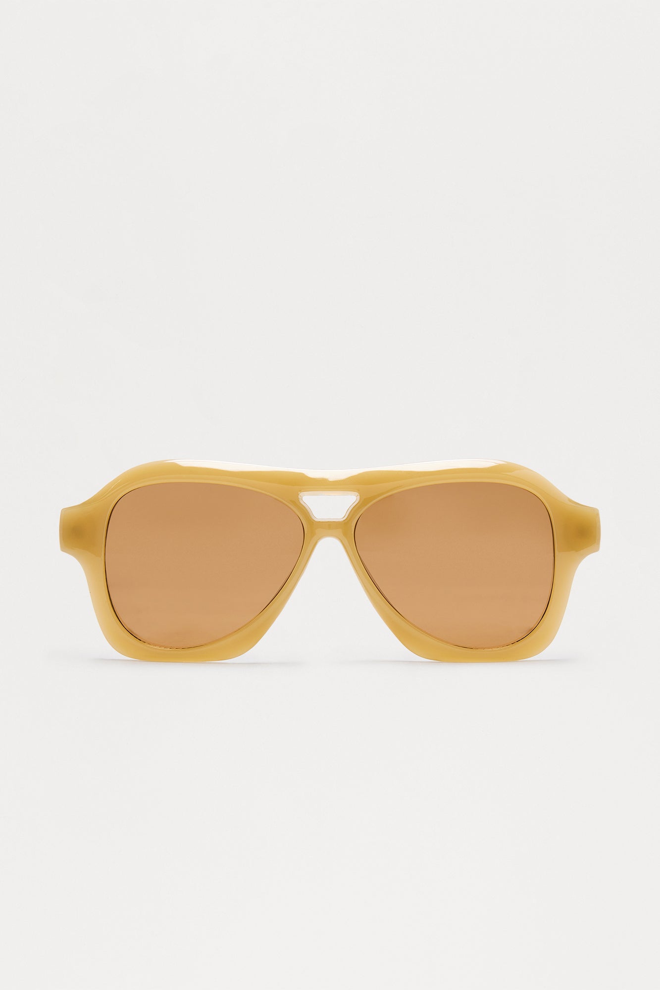 Just Cruising By Aviator Sunglasses - Brown