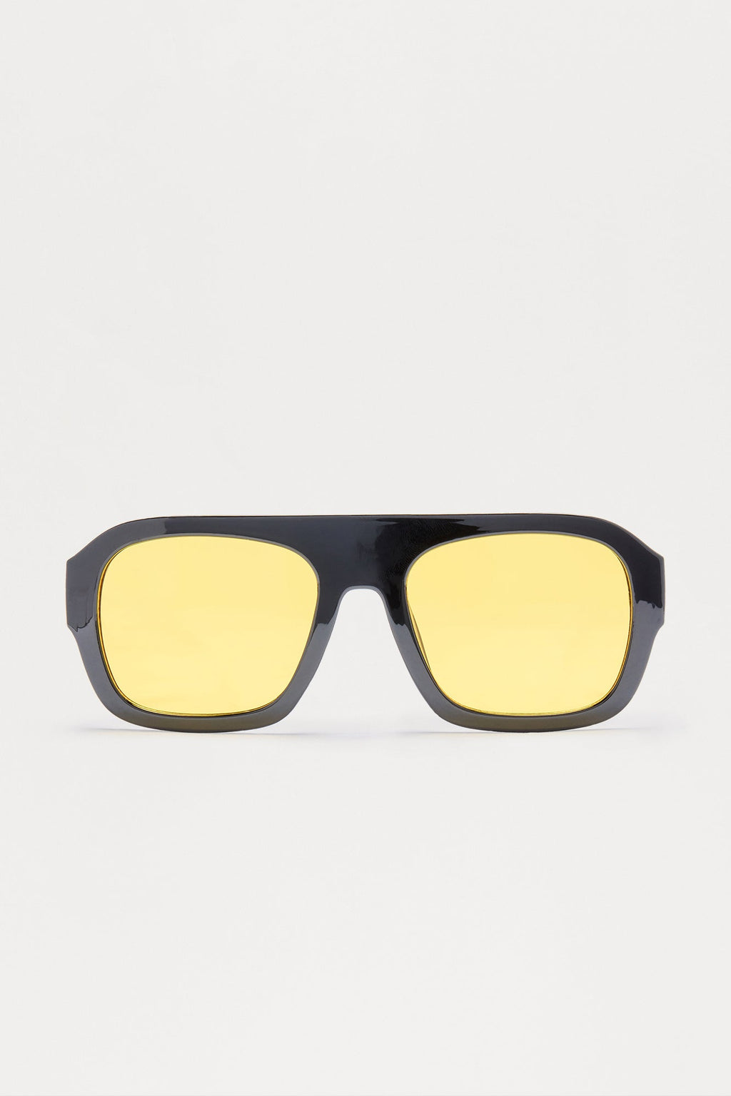 Been Gone Sunglasses - Black/Yellow