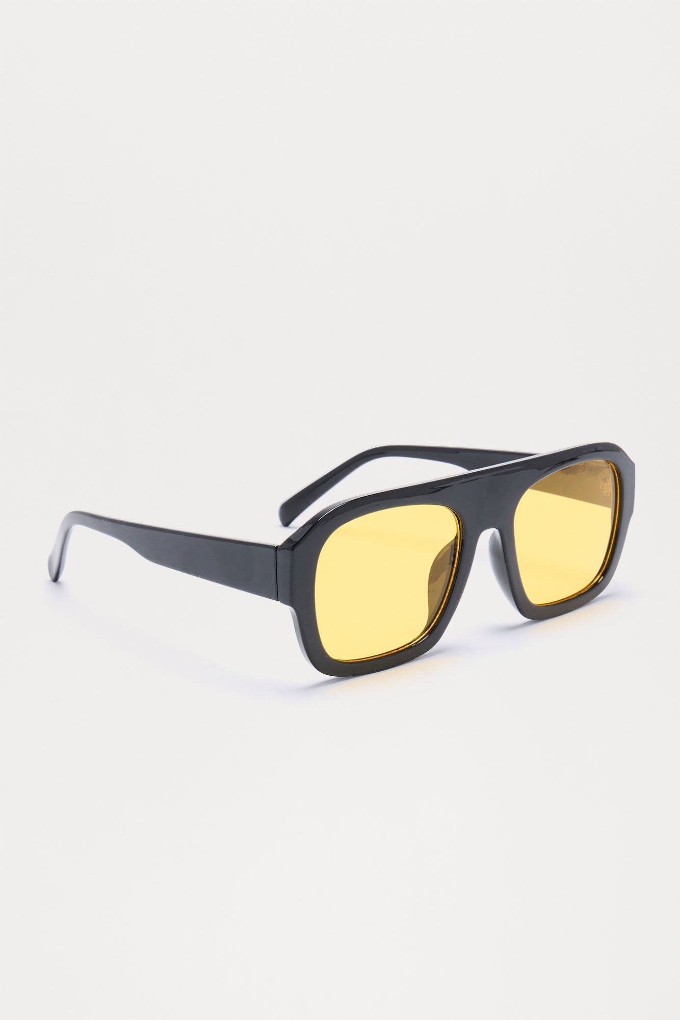 Been Gone Sunglasses - Black/Yellow