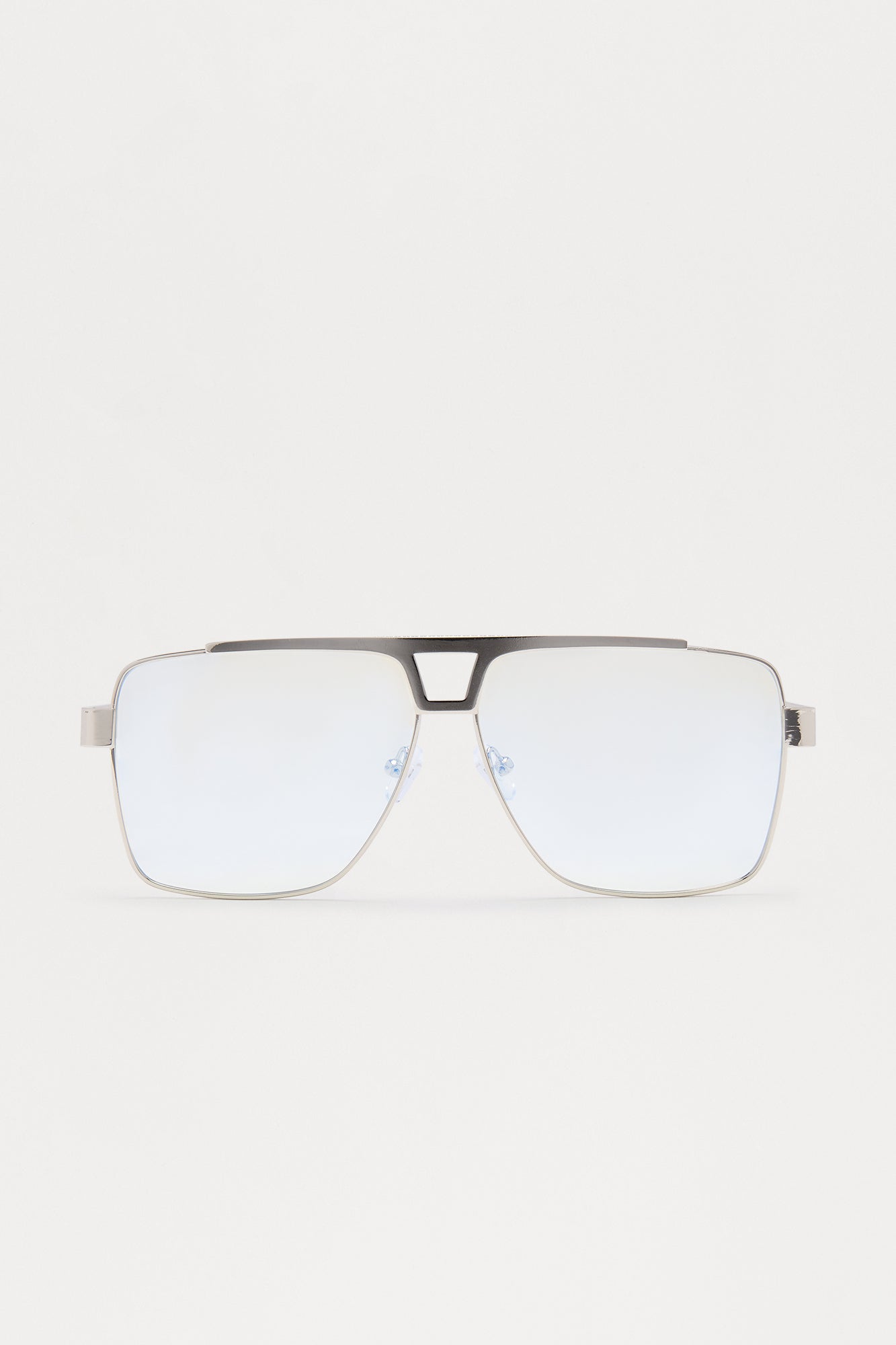 Sorry I'm Booked Blue Light Glasses - Silver