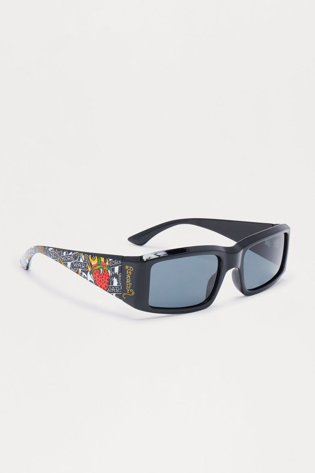 Flame Frames Ed Hardy Shield Sunglasses - Black