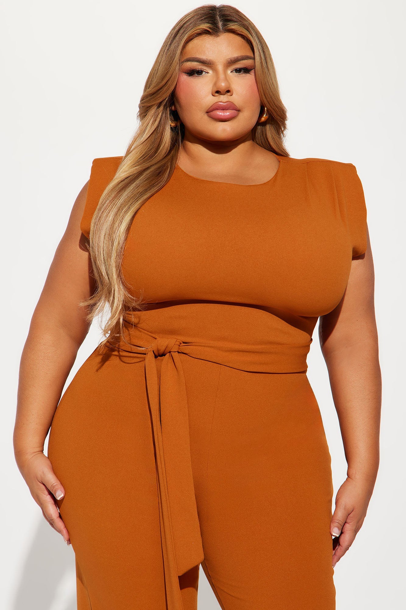 On Point Jumpsuit - Copper