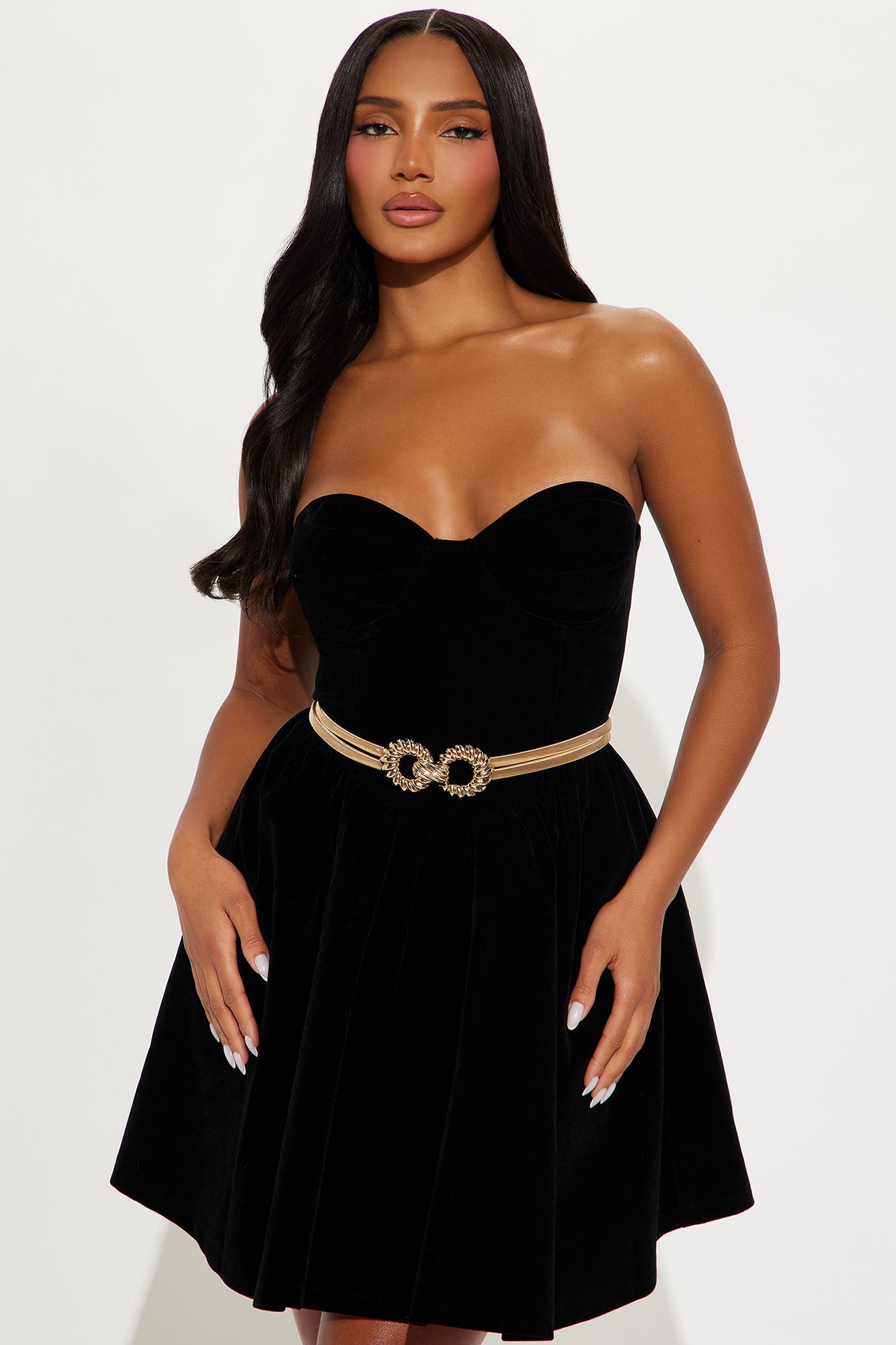 Hooked On You Chain Belt - Gold
