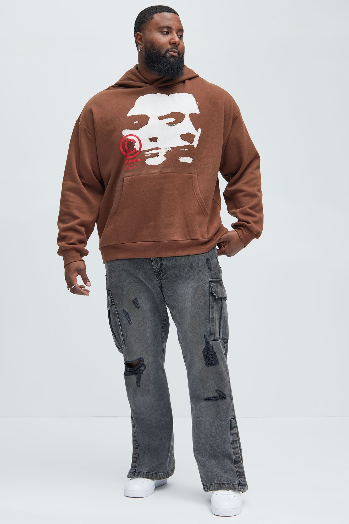 Corrupt System Hoodie - Chocolate