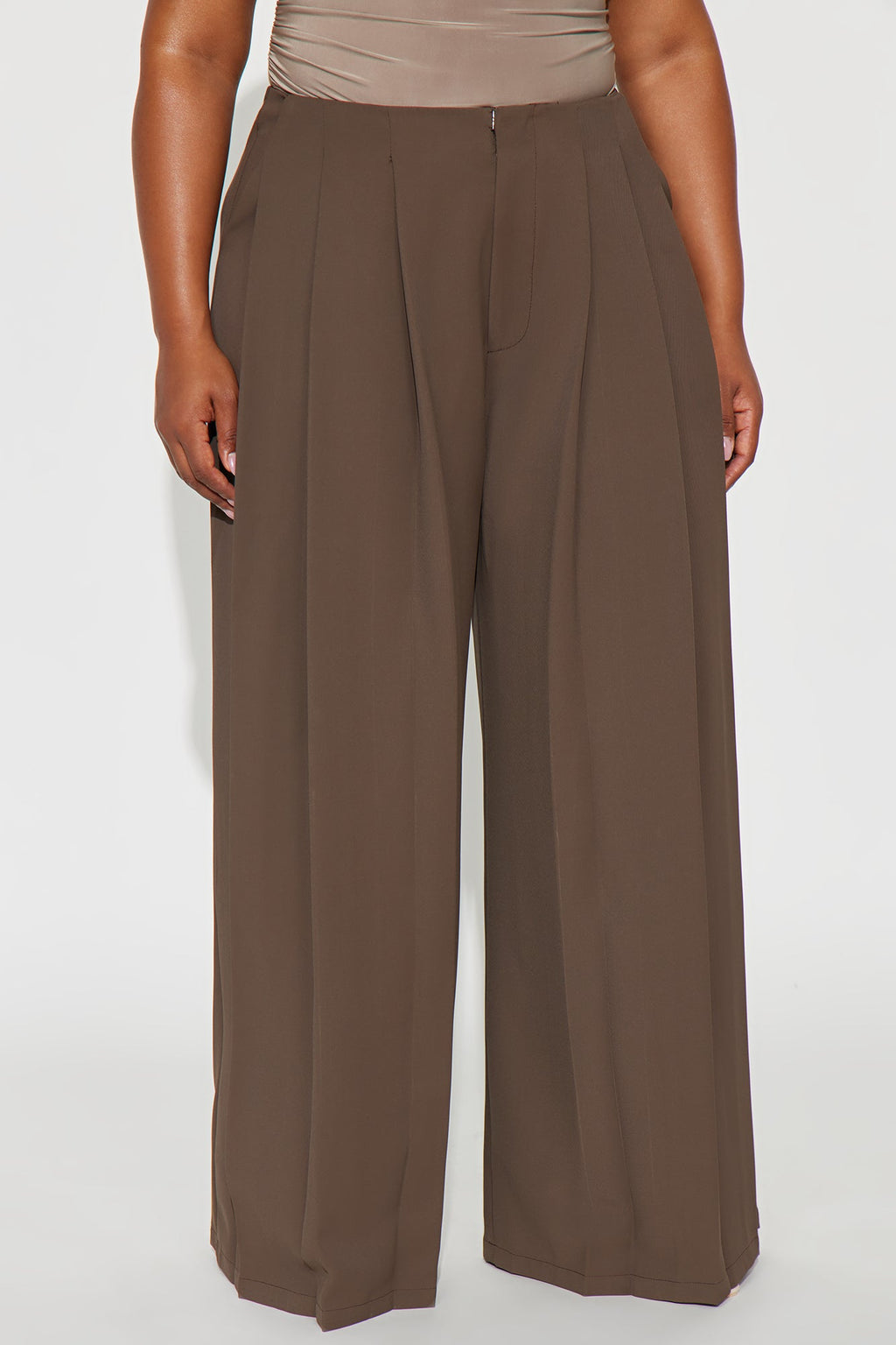 Blaire Wide Leg Trouser - Olive