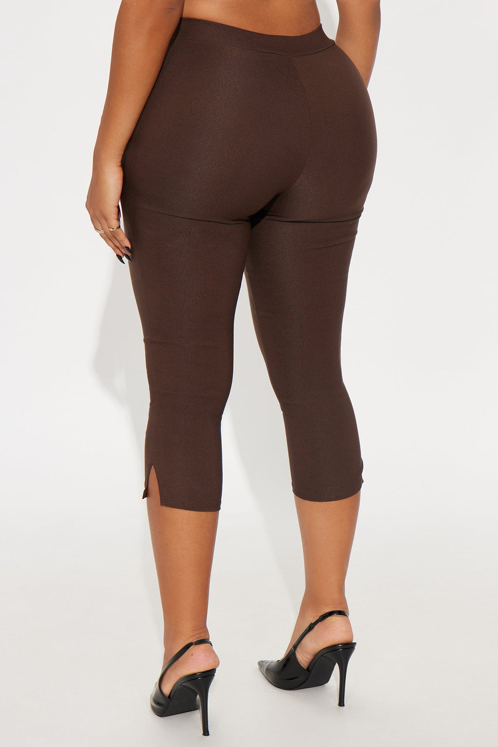 Natalia Millennium Capri Skinny Pant 20″ - Chocolate