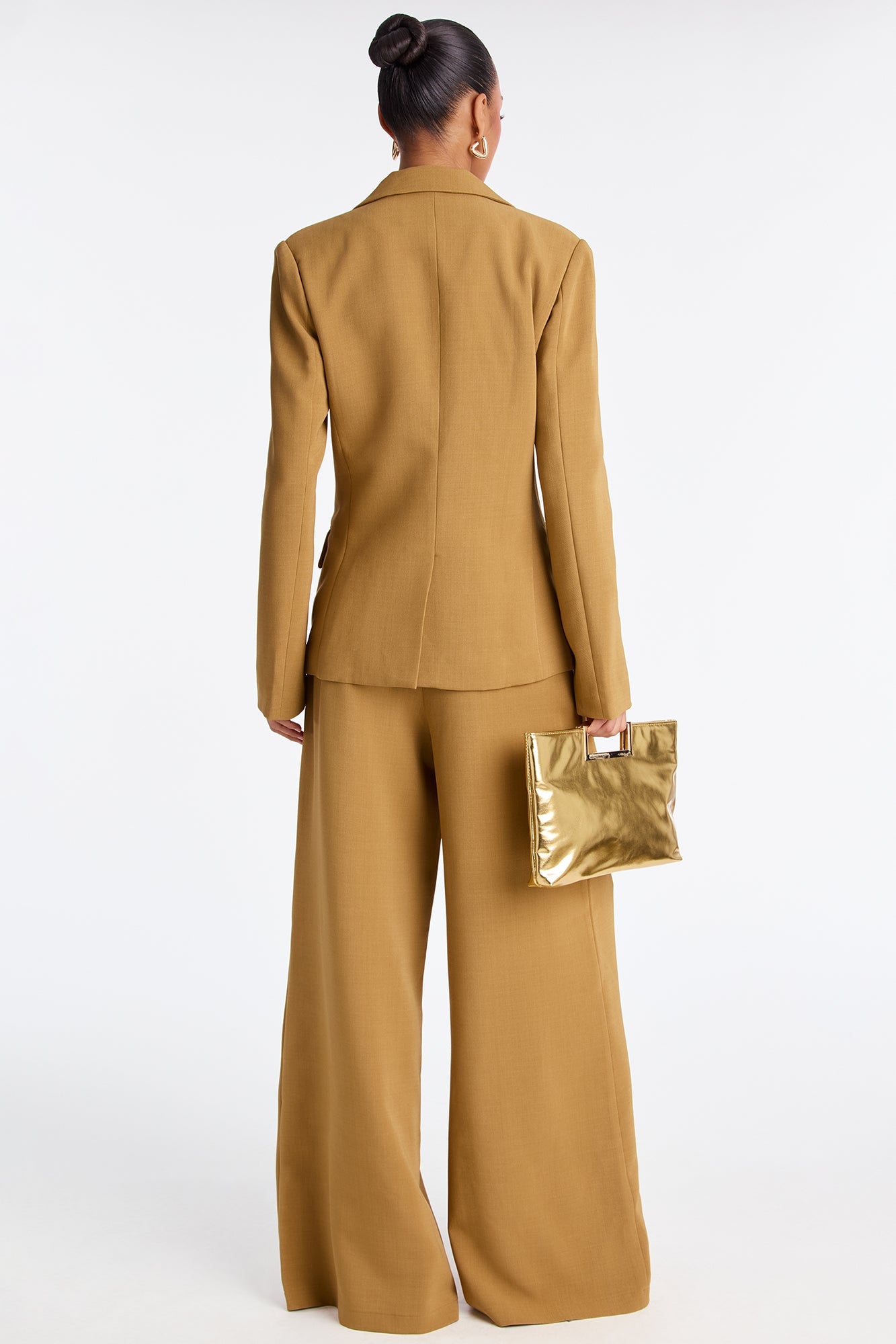 Leslie Fitted Blazer - Mustard