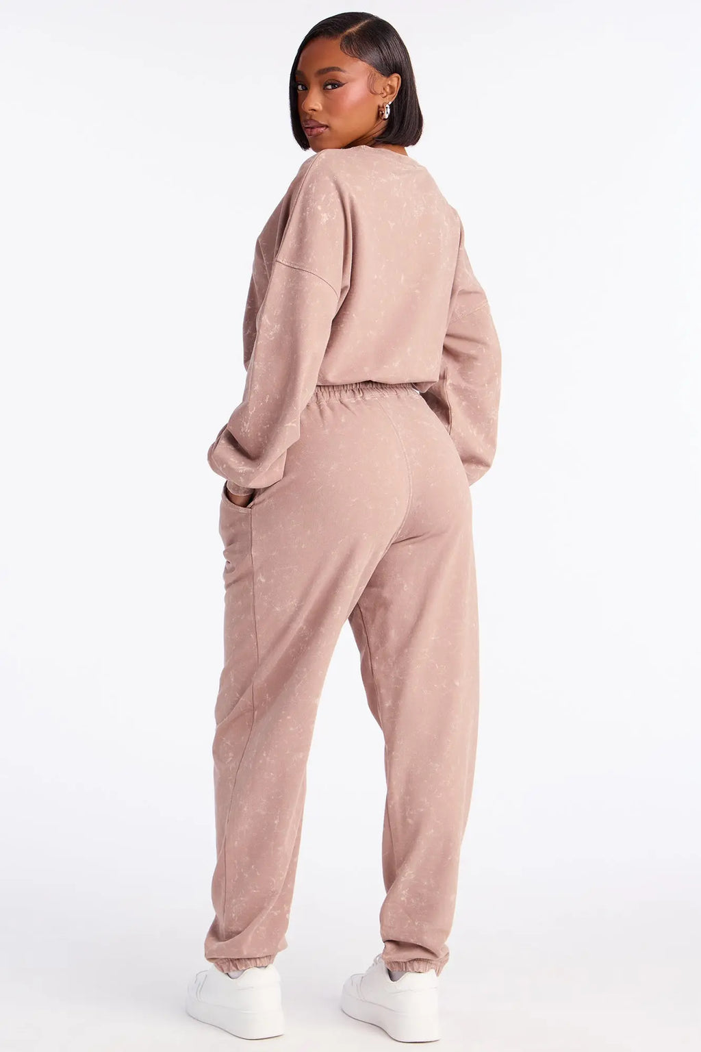 Willow Washed Jogger Set - Mocha 