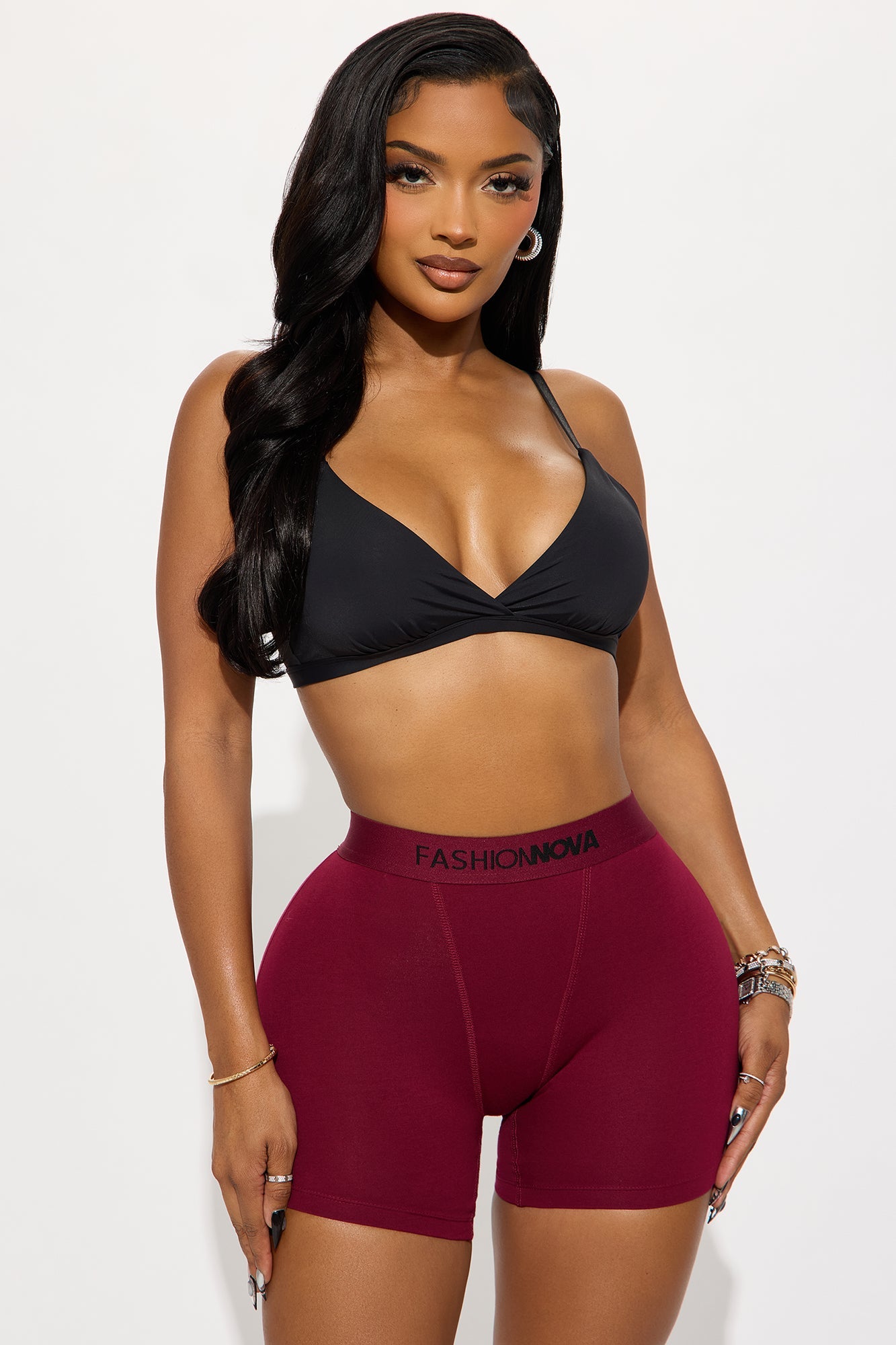 FN Mood Cotton Boxer Brief - Wine