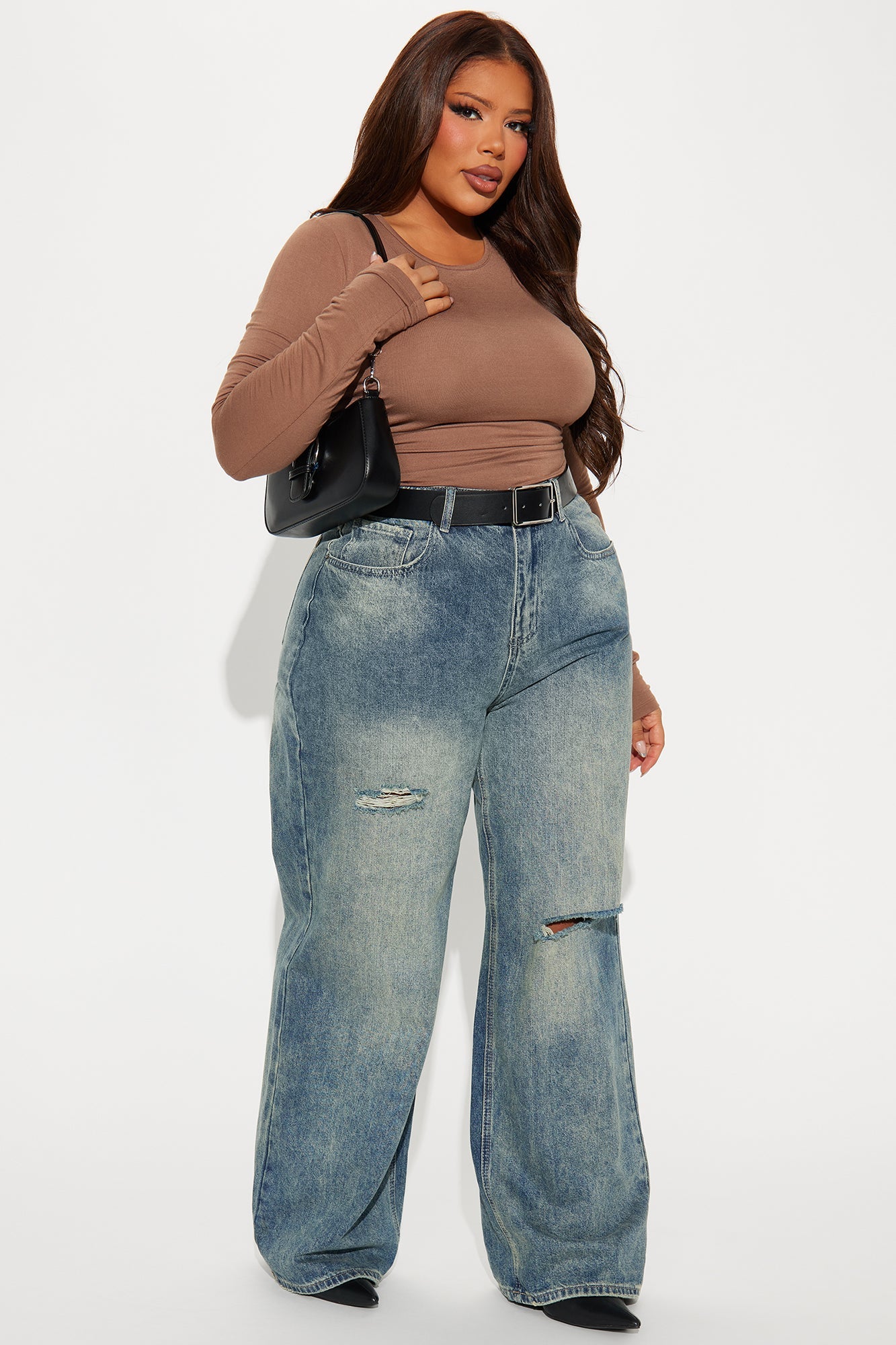 Raven Ruched Top - Mocha