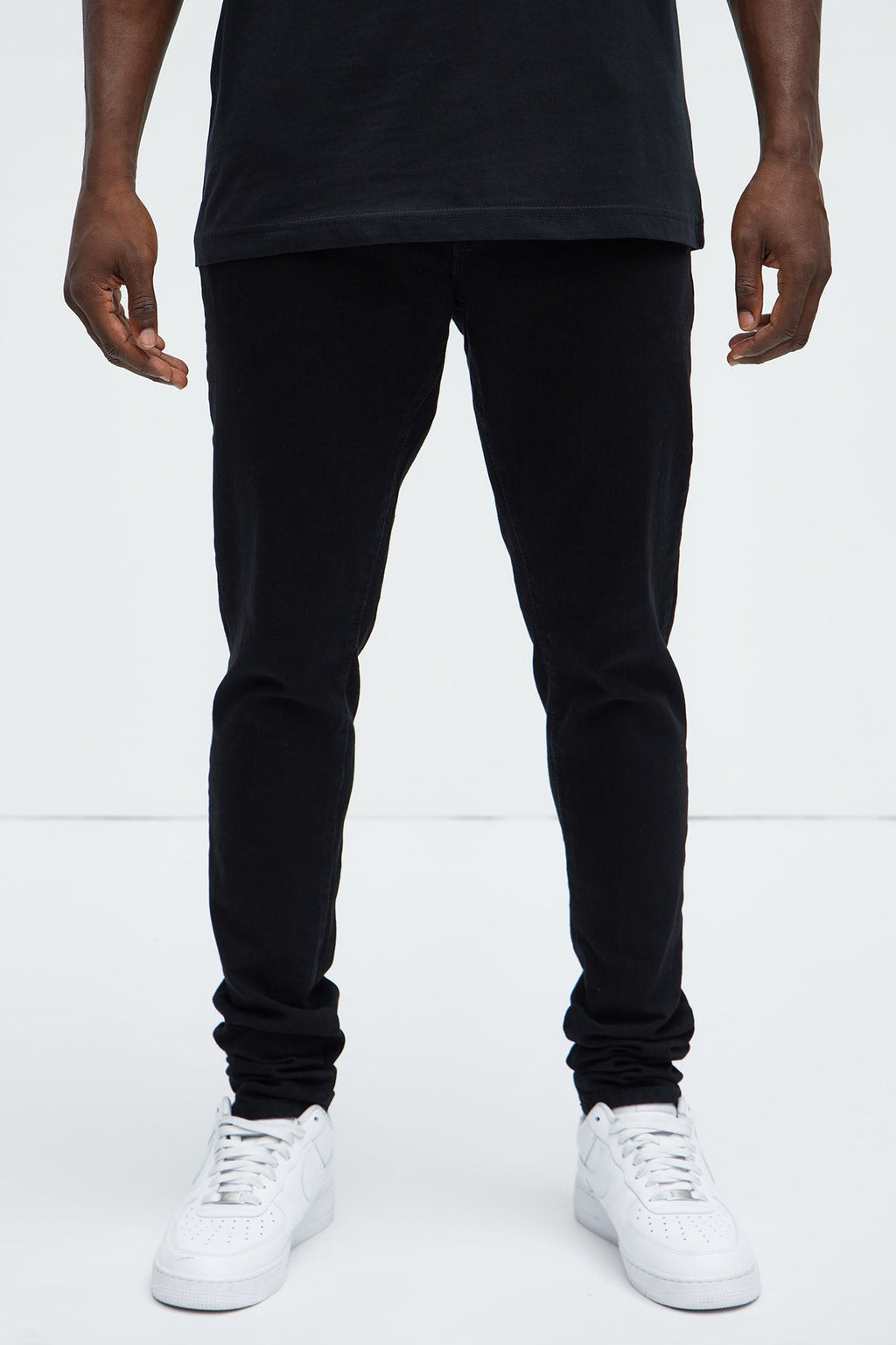 Cornell Stacked Skinny Jeans - Black