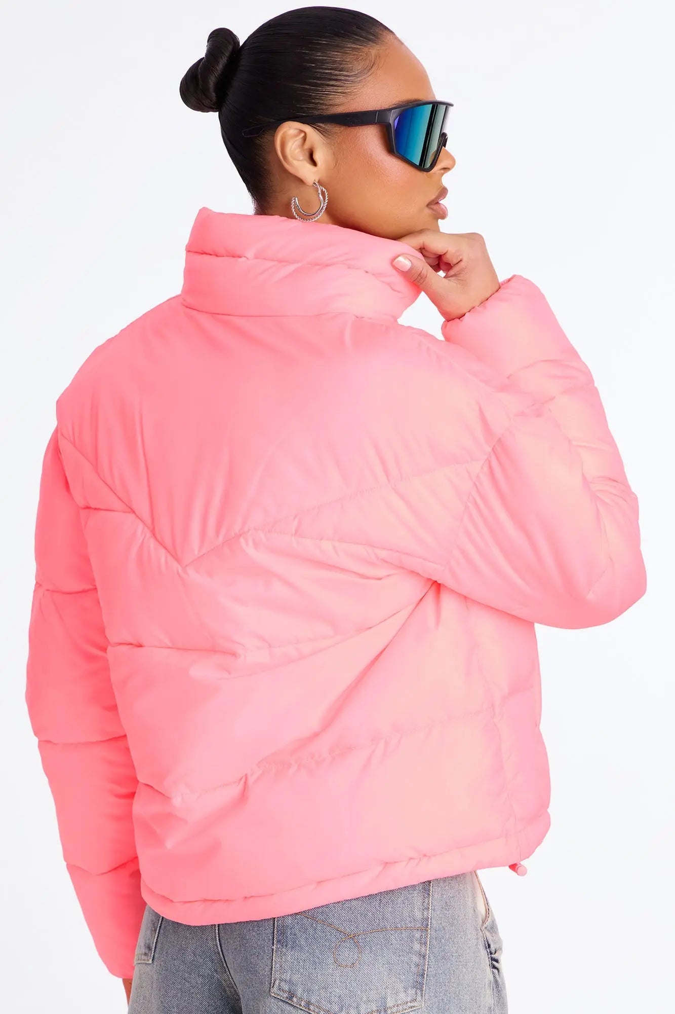 City Streets Puffer Jacket - Pink 