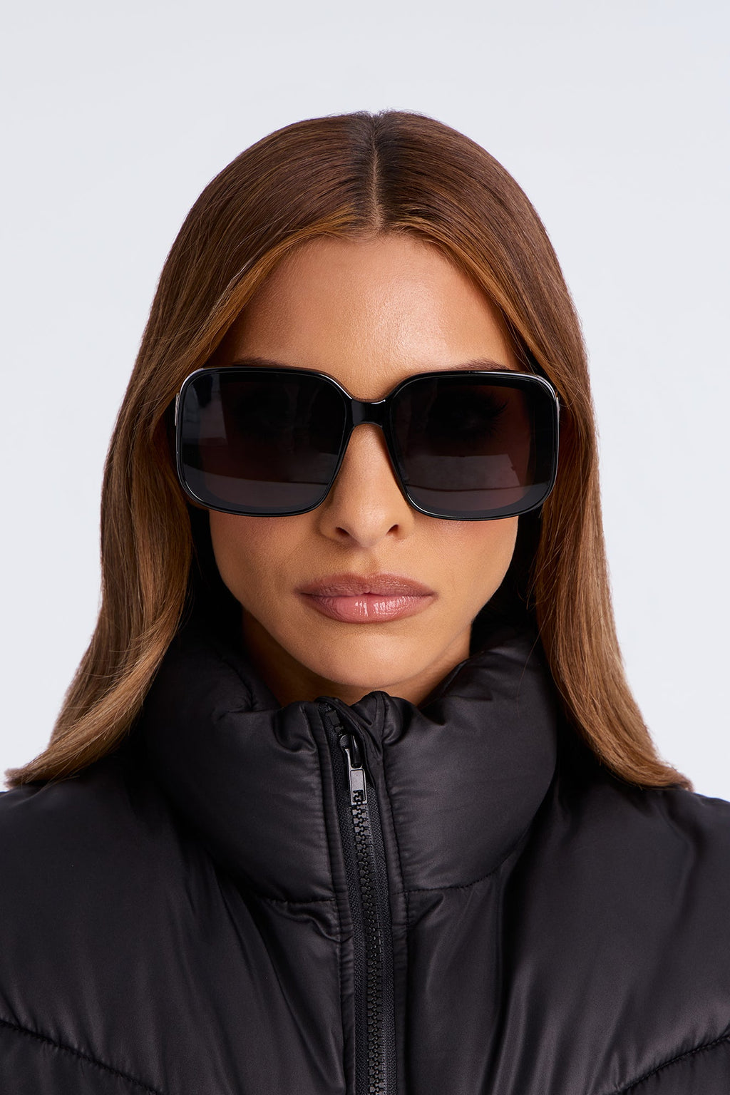 Sunny Side Square Sunglasses - Black