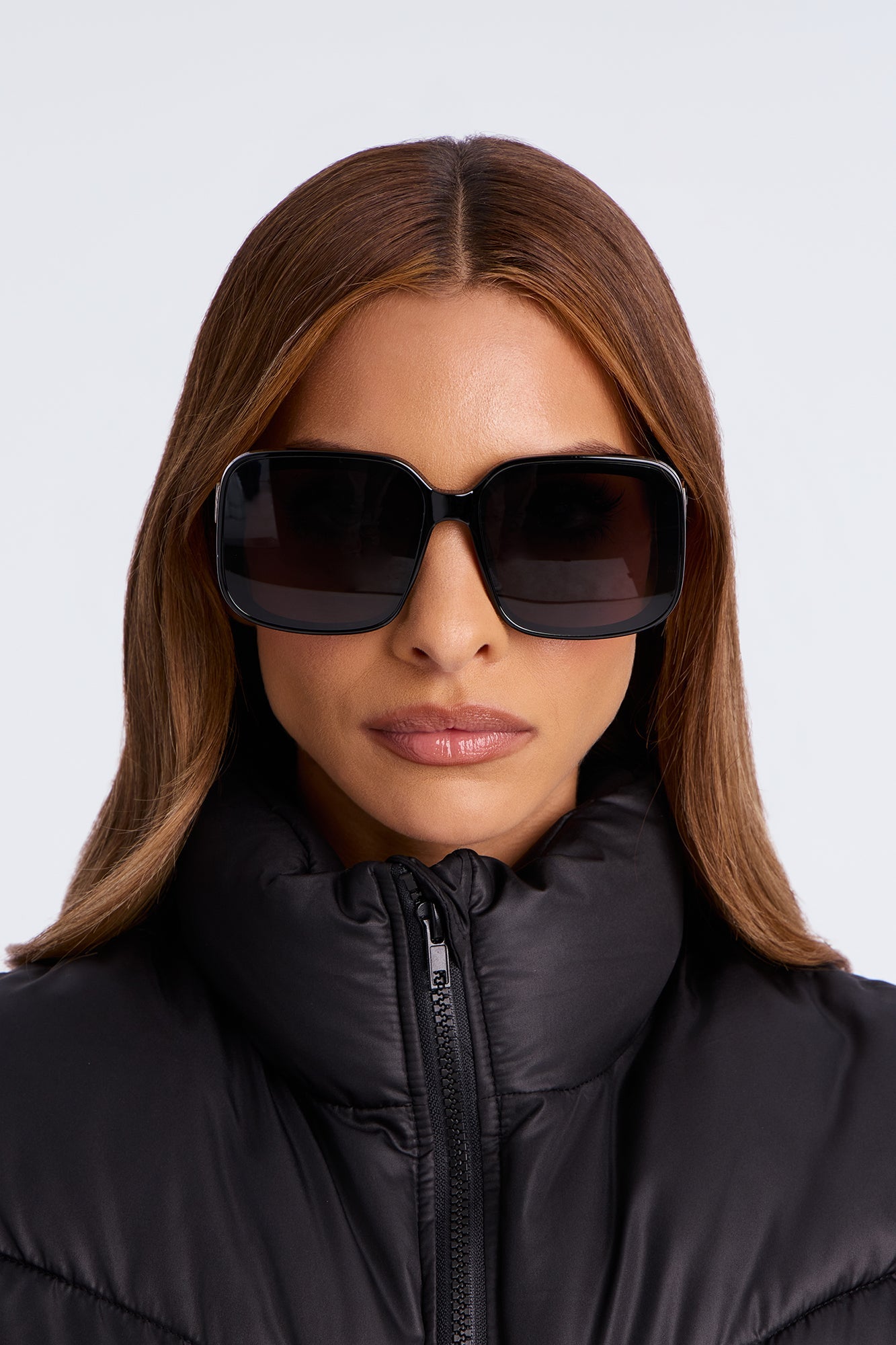 Sunny Side Square Sunglasses - Black