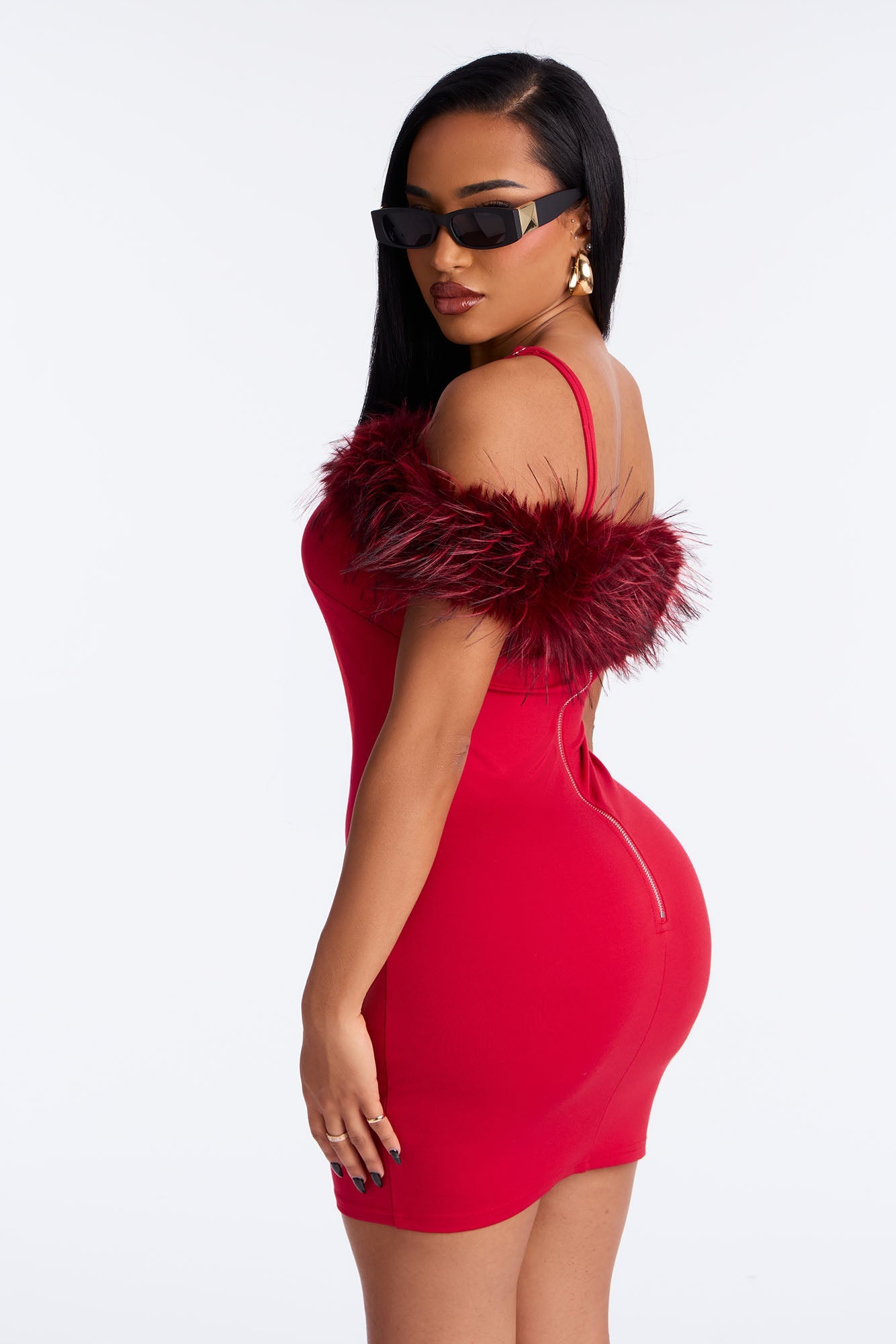 Looking Good Mini Dress - Red