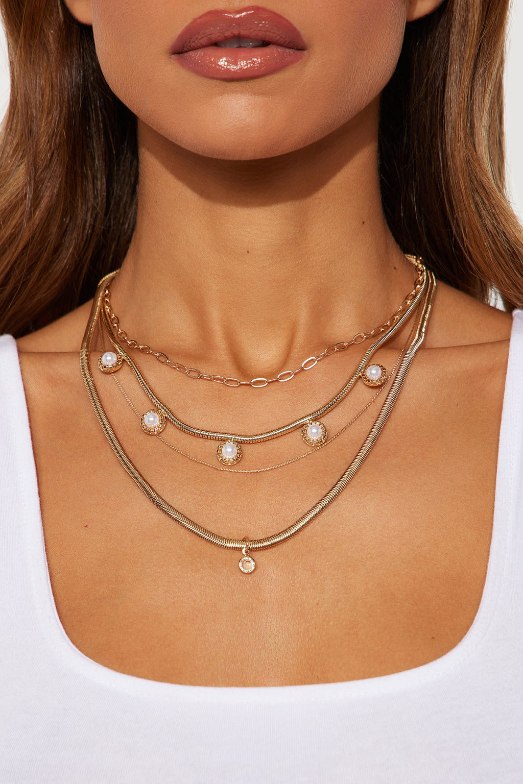 Susanna Layered Necklace - Gold