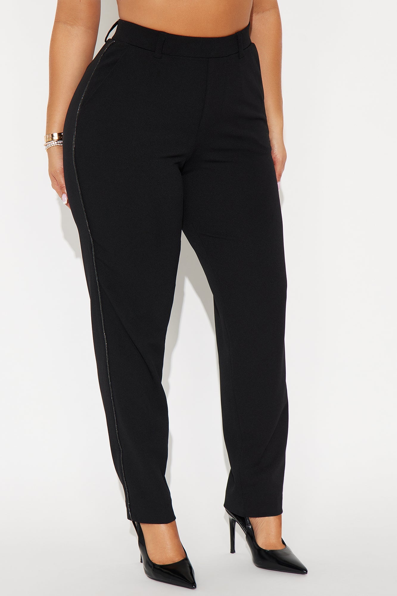 Esme Skinny Trouser Pants 29″ - Black