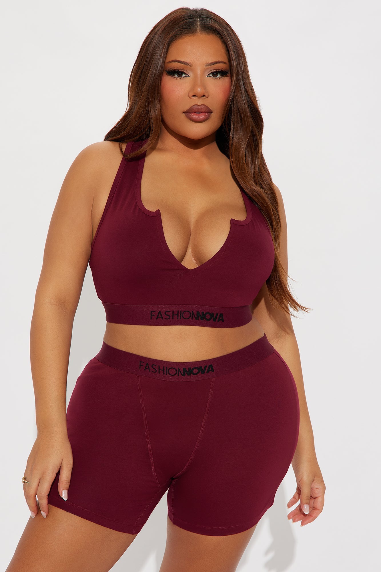 FN Mood Cotton Boxer Brief - Wine