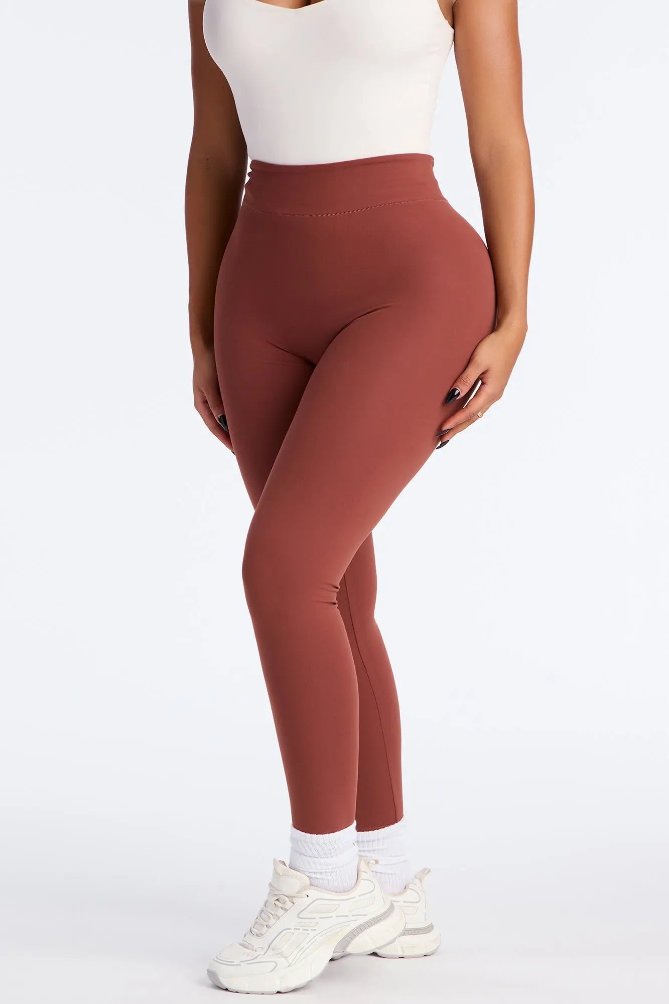 Sunrise Stretch Super Soft Active Legging - Mocha 