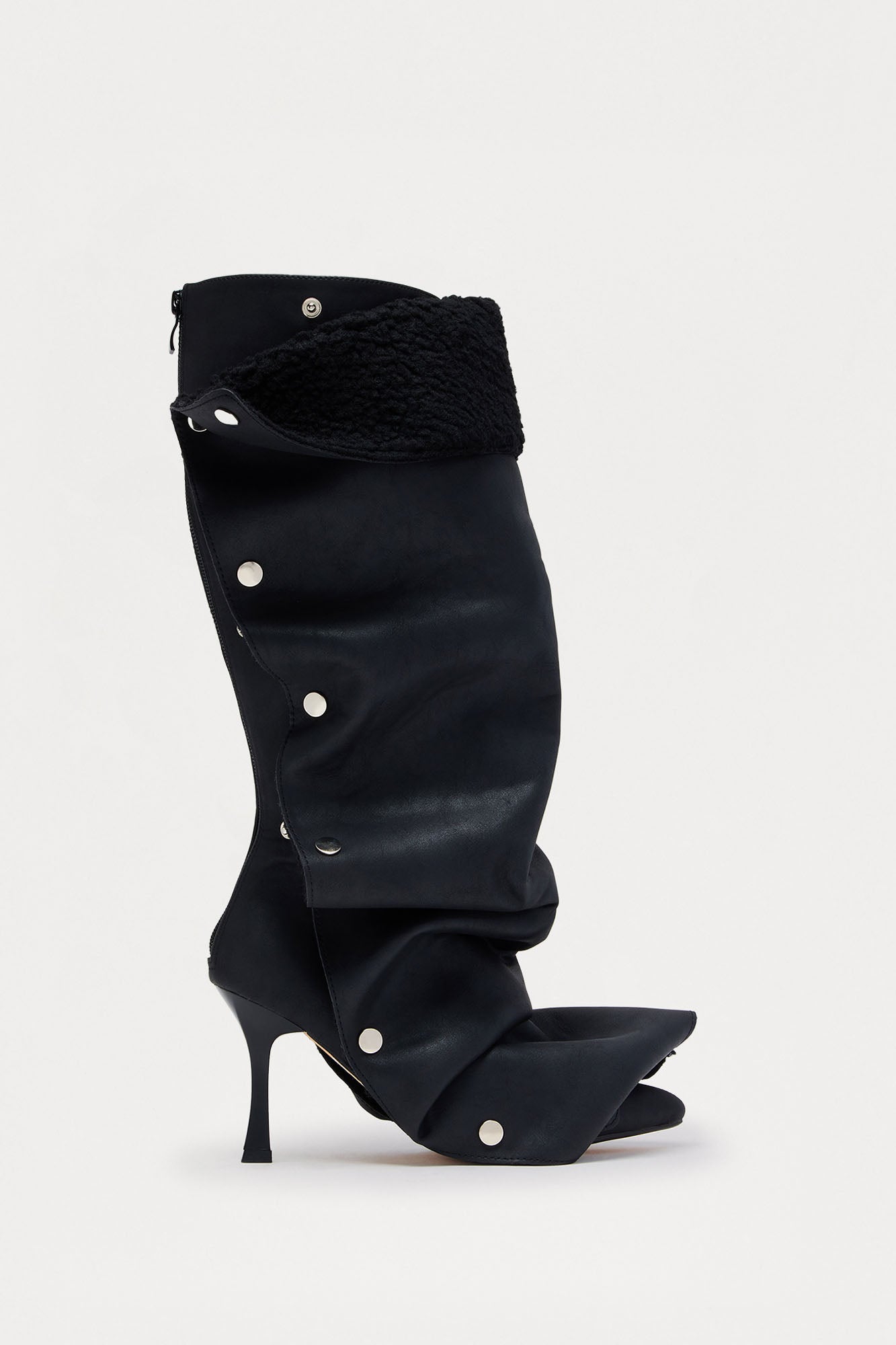 Slade Sherpa Overlay Boots - Black