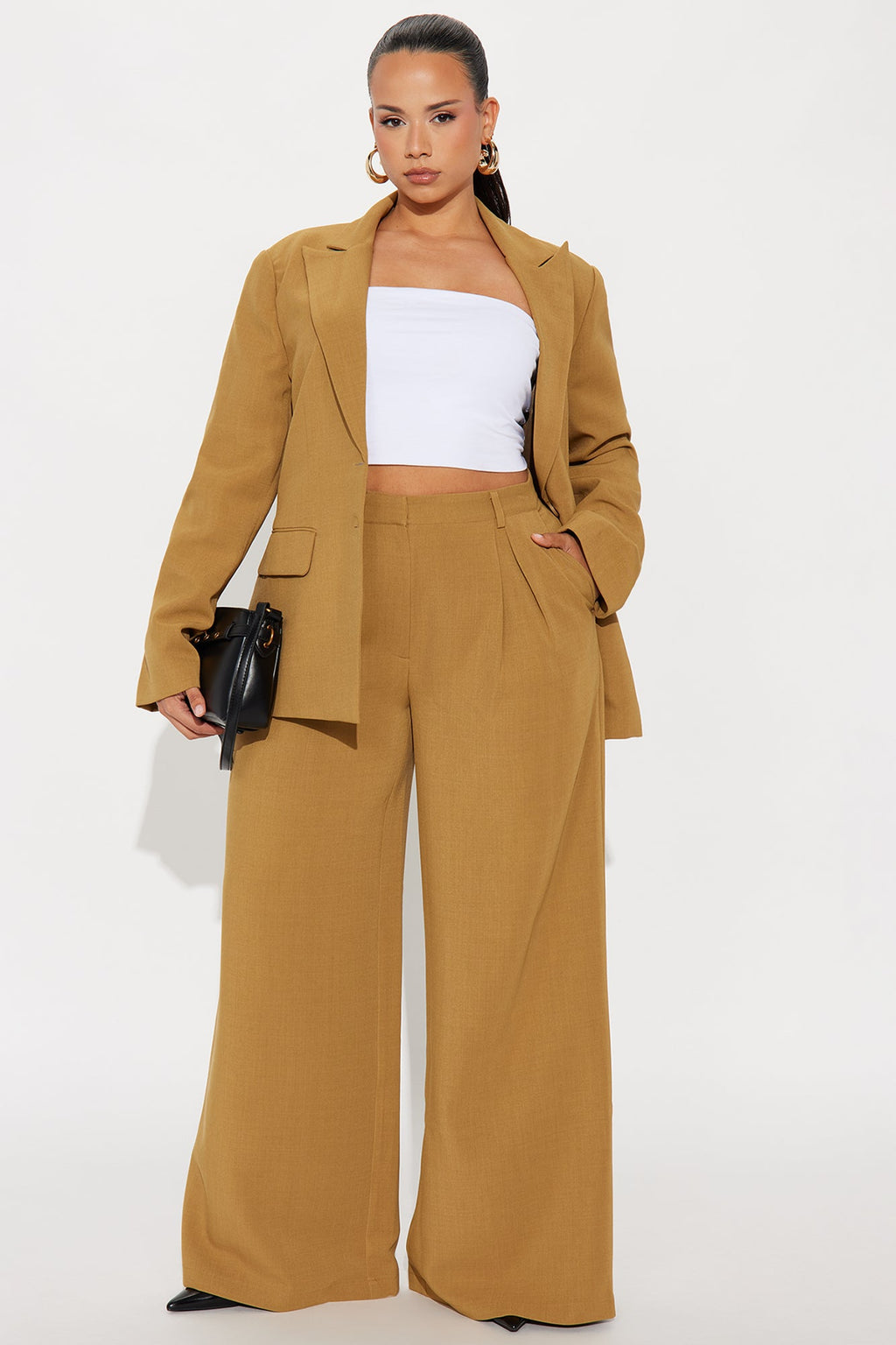 Leslie Fitted Blazer - Mustard
