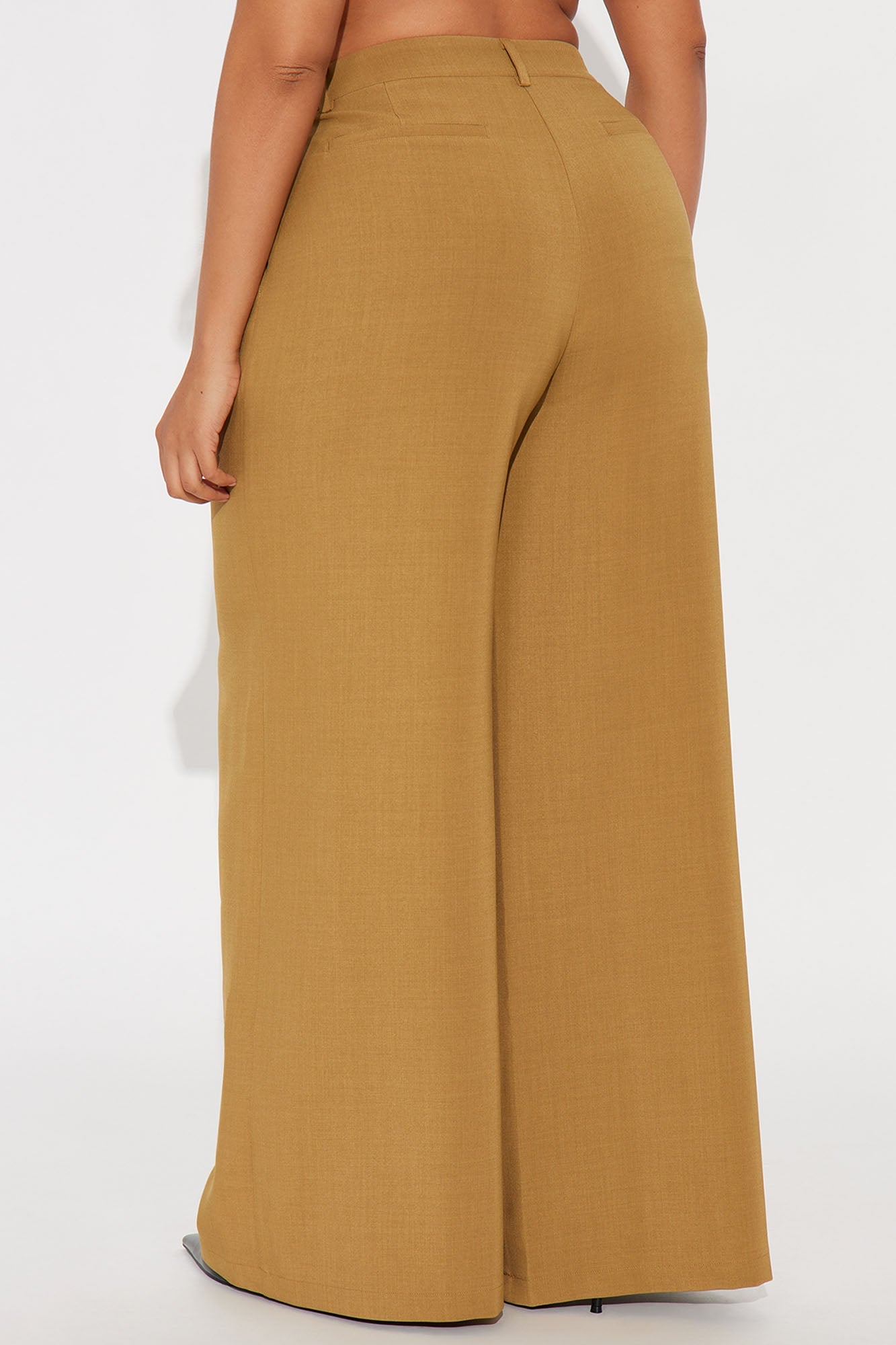 Leslie Pleated Trouser Pant 33″ - Mustard