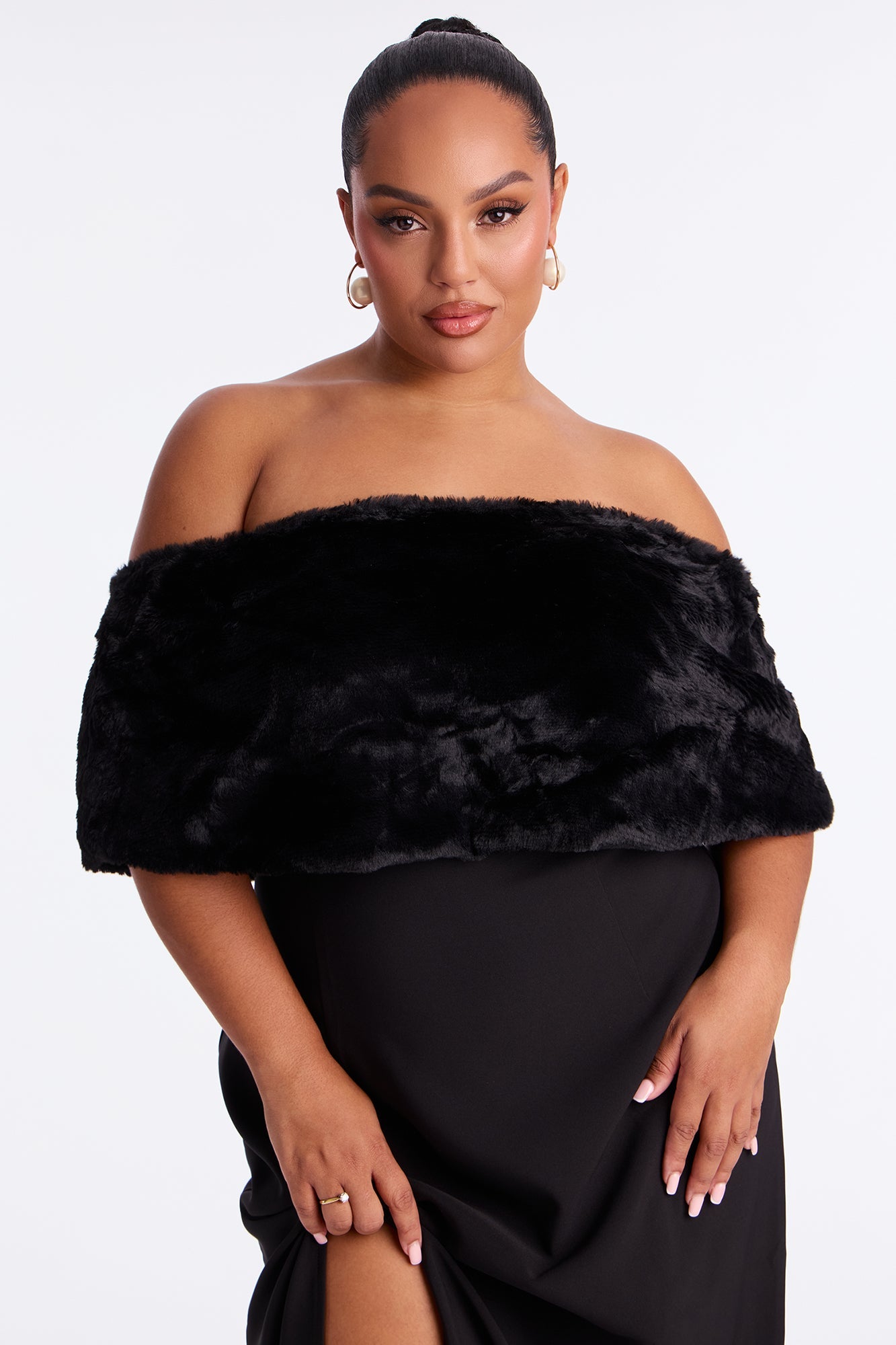 Martini Mood 2 Piece Maxi Dress - Black