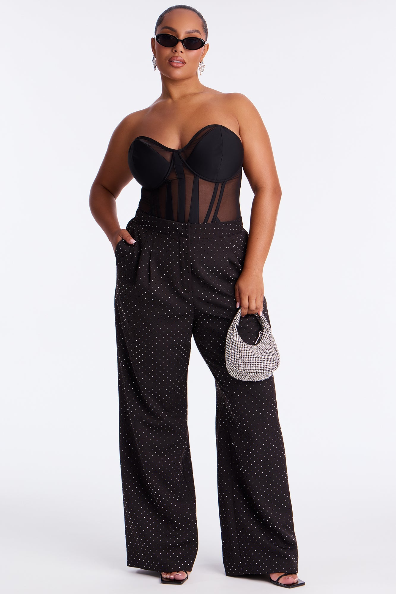 Everything That Glitter Trouser Pant 32″ - Black