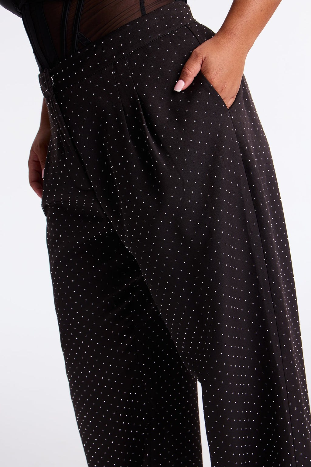 Everything That Glitter Trouser Pant 32″ - Black
