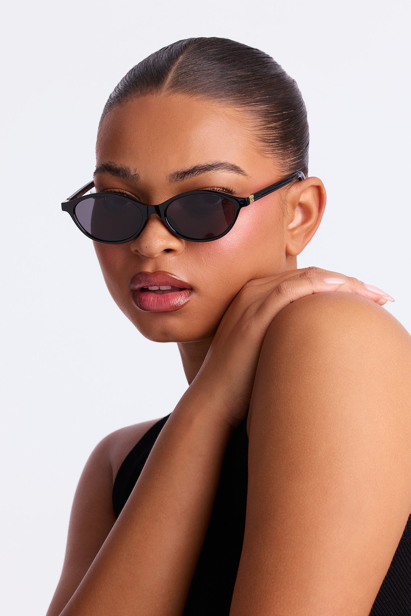 Wine Down Sunglasses - Black