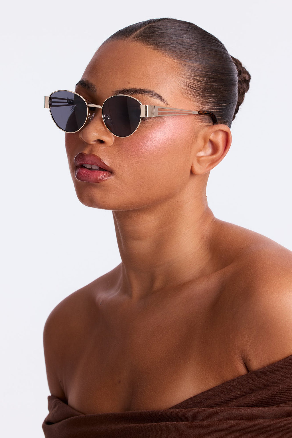 Latte Sipping Sunglasses - Black