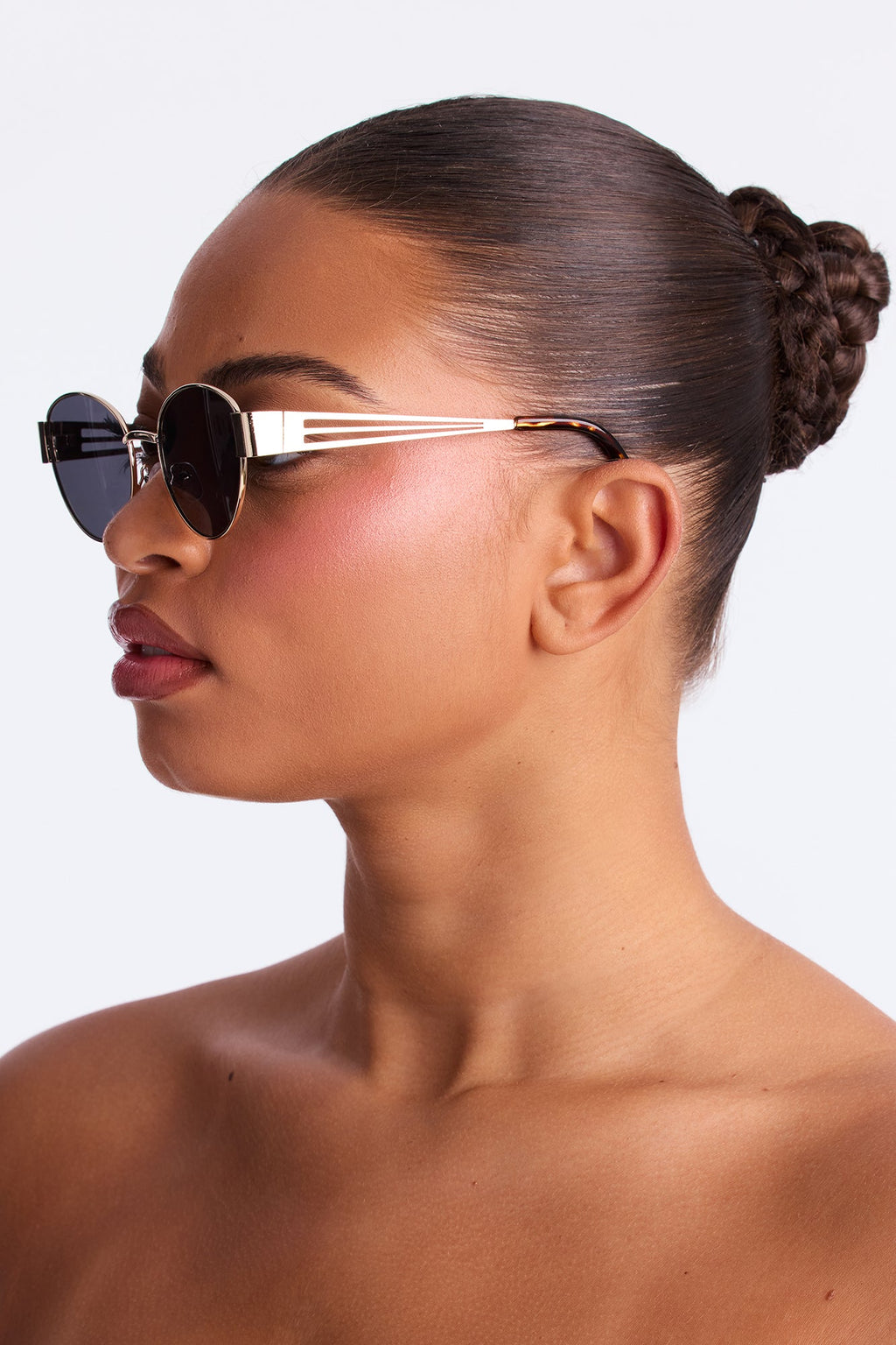 Latte Sipping Sunglasses - Black