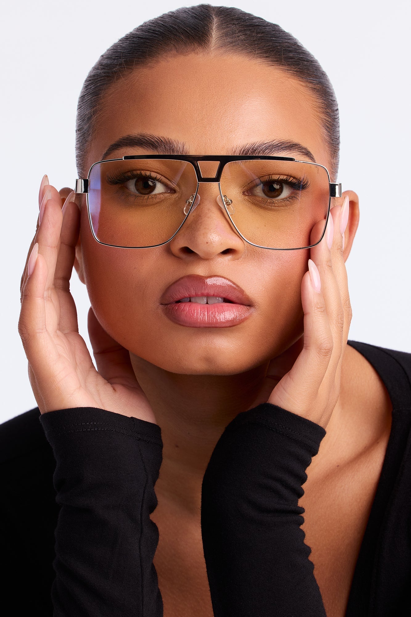 Sorry I'm Booked Blue Light Glasses - Silver