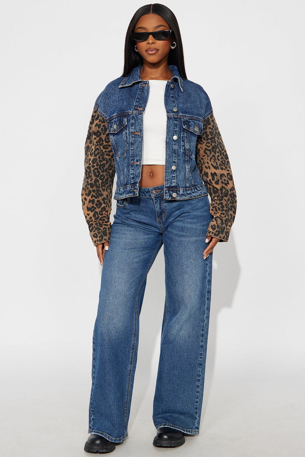 Prowling Around Denim Trucker Jacket - Dark Wash