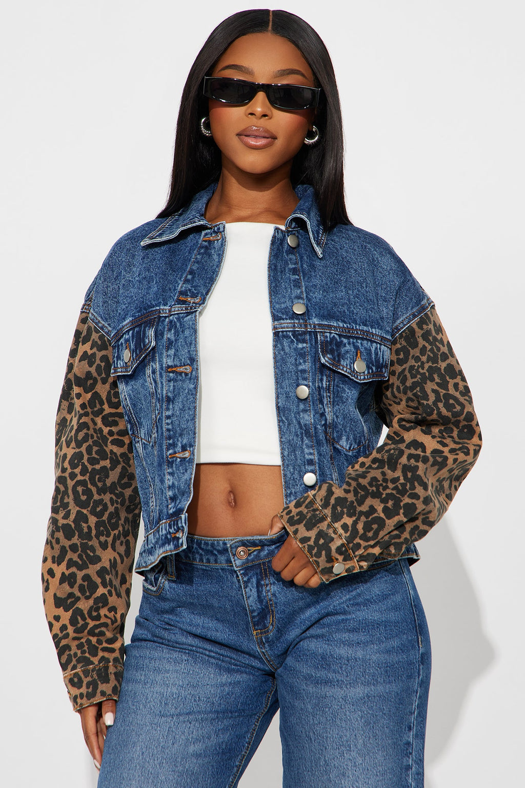 Prowling Around Denim Trucker Jacket - Dark Wash