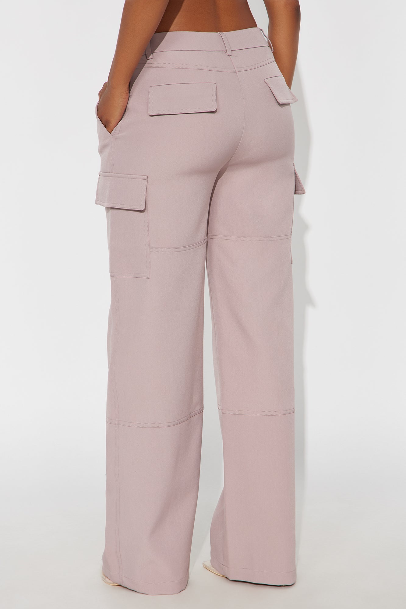 No Chill Wide Leg Cargo Pant 32″ - Orchid