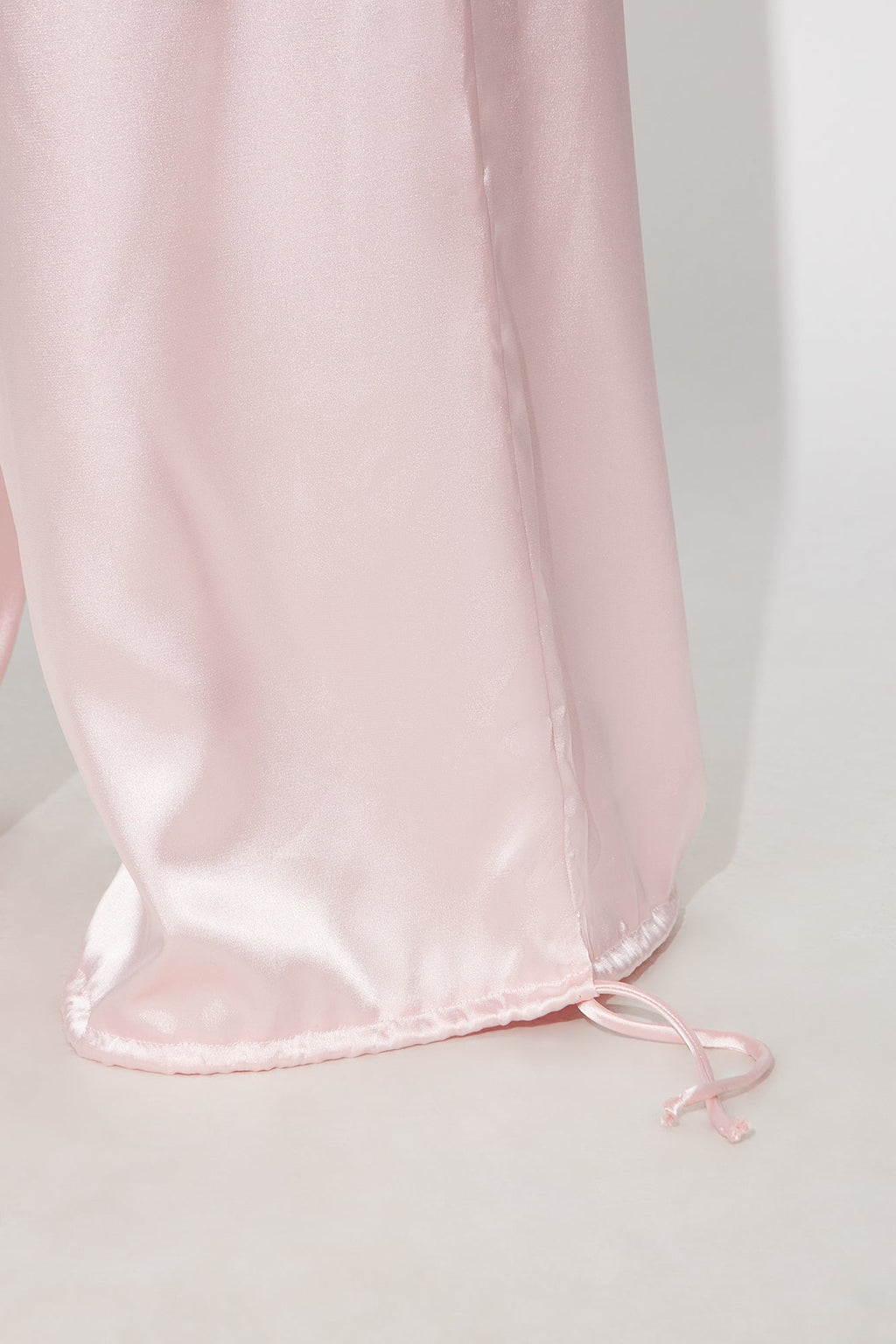 Destinee Satin Balloon Pants 29″ - Blush