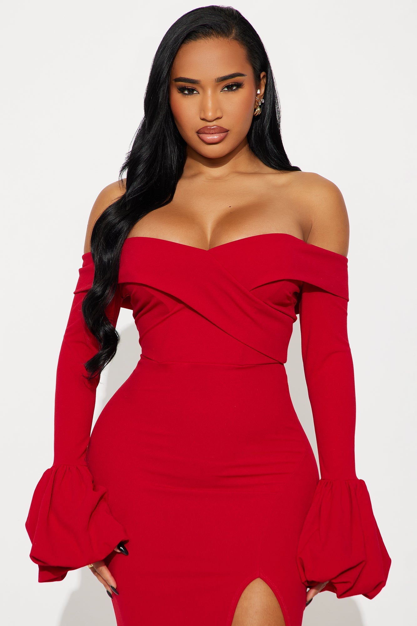 Nightlife Love Maxi Gown - Red