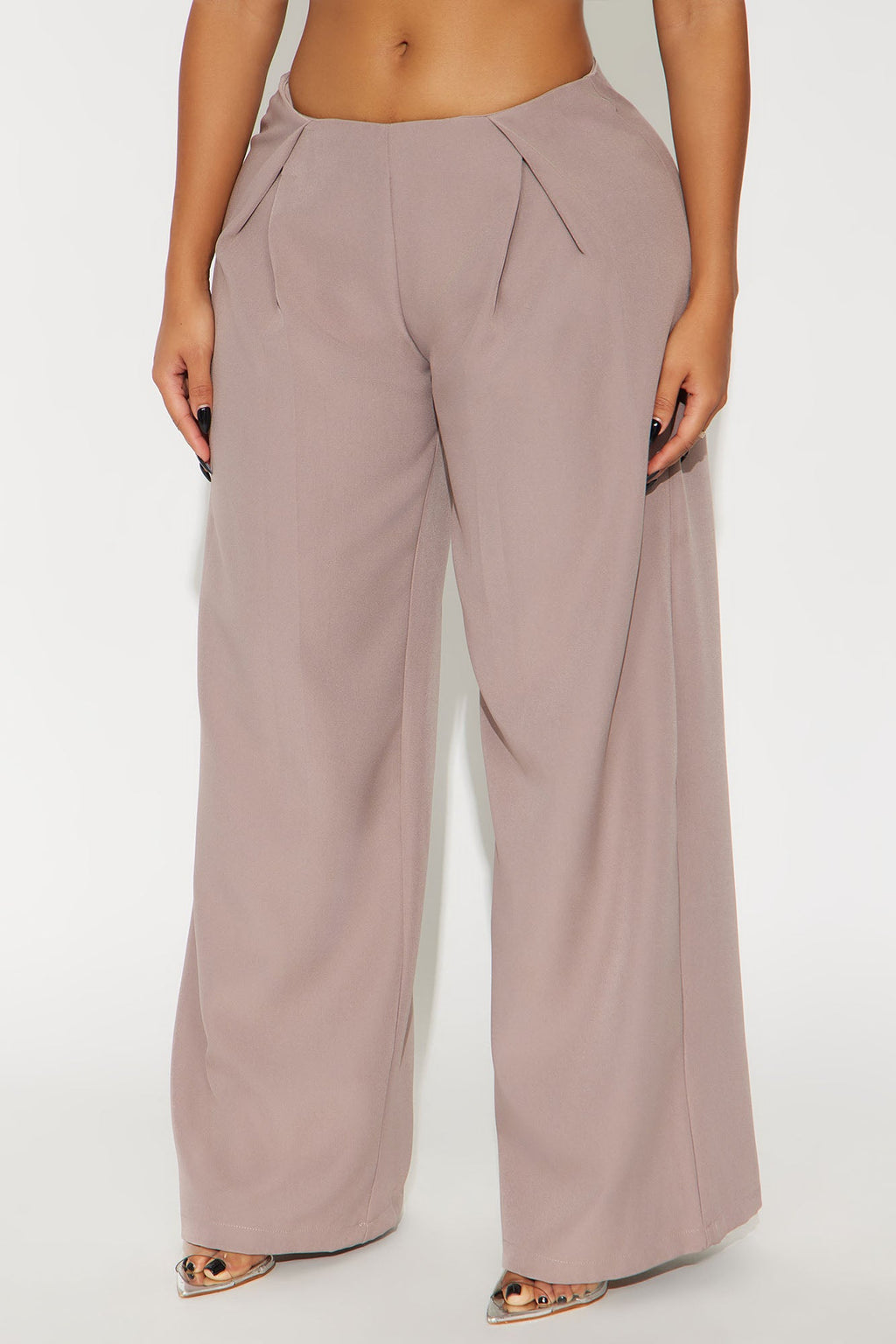 Eyes Set On You Pleated Wide LegTrouser Pant 33 - Orchid