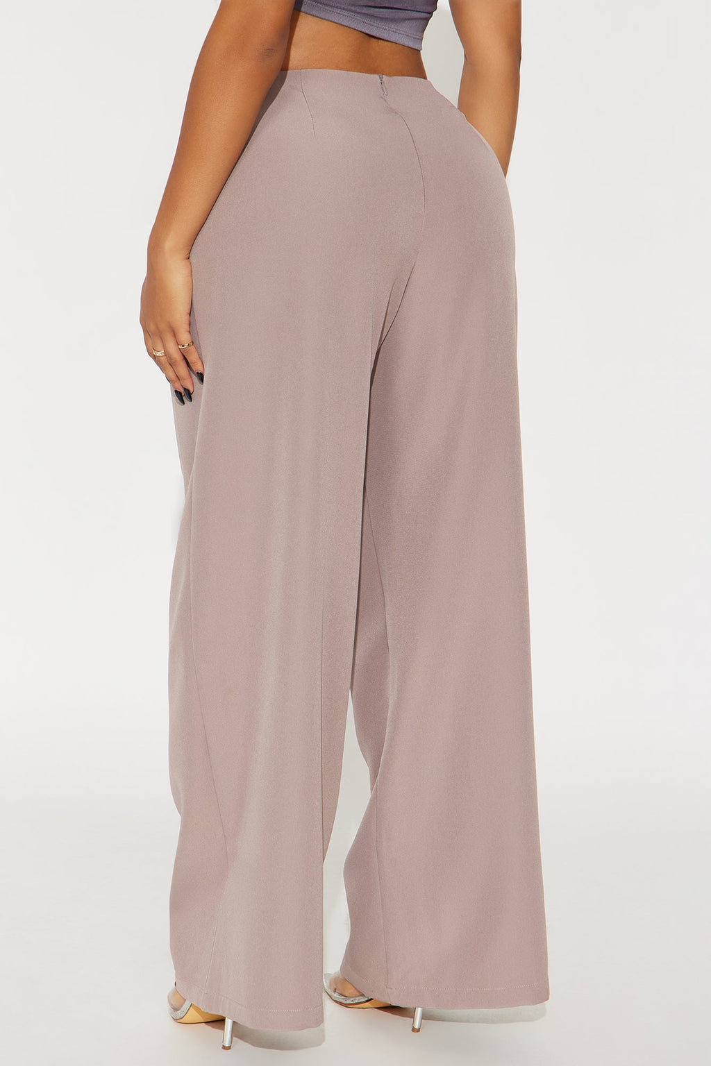 Eyes Set On You Pleated Wide LegTrouser Pant 33 - Orchid